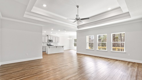 Spacious open layout concept in main area of the Victoria
