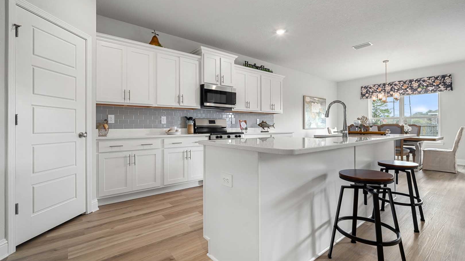 Open concept kitchen