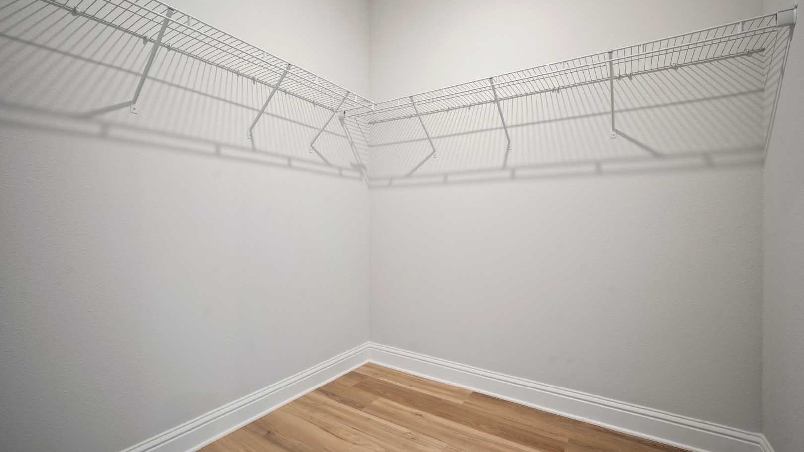 Large primary closet