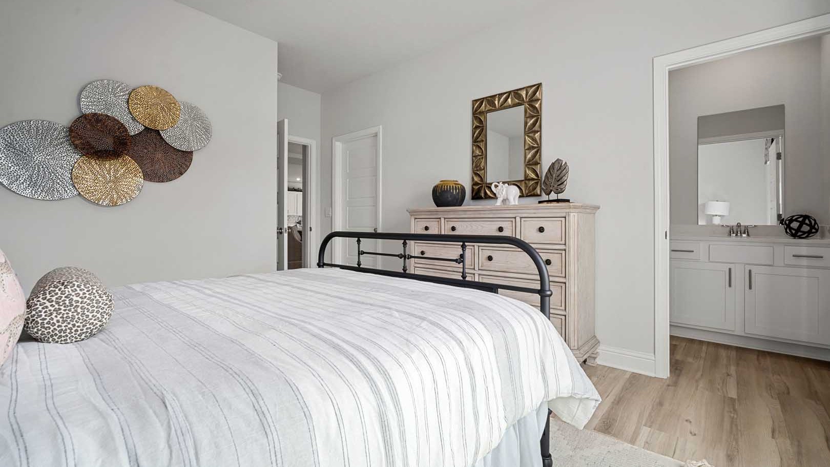 Guest bedroom with attached bathroom