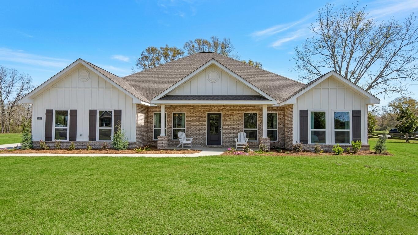 The Kingston model home at Dees Plantation in Grand Bay, Alabama