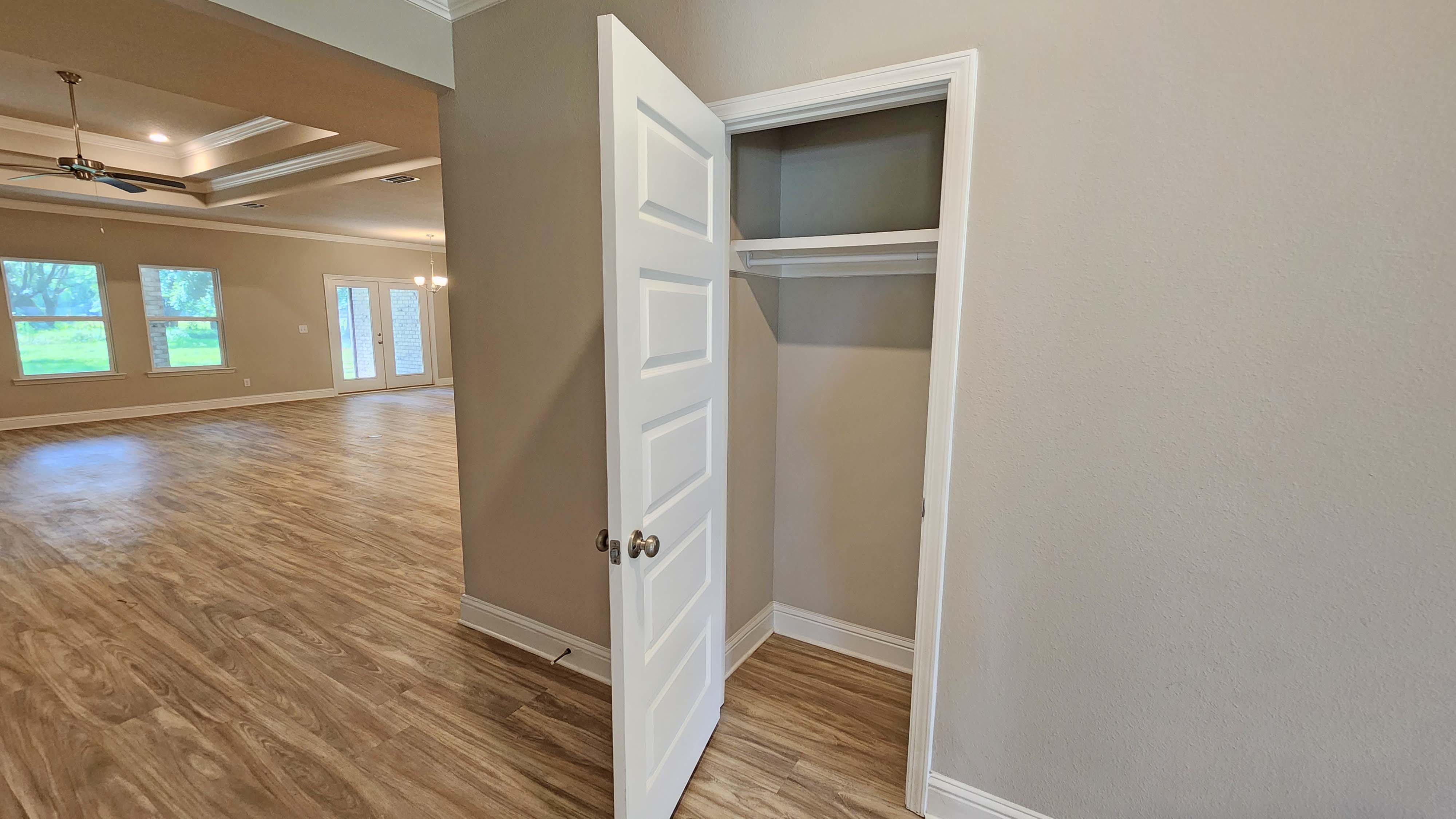 The McKenzie coat closet in Dees Plantation.