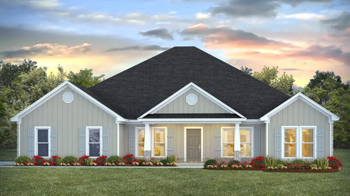 The Kingston D5 side entry front elevation.