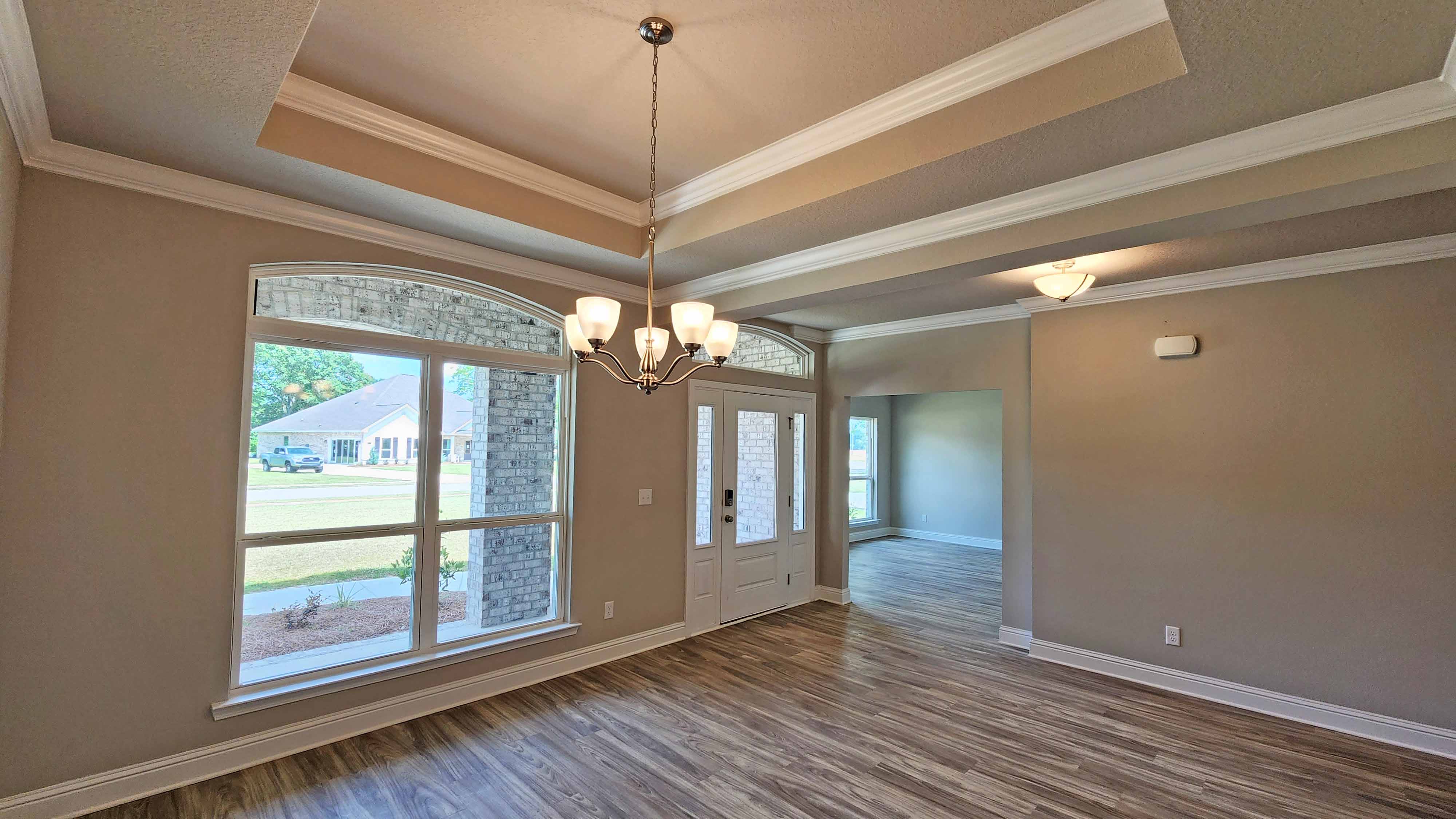 Bright and airy front room inside the McKenzie