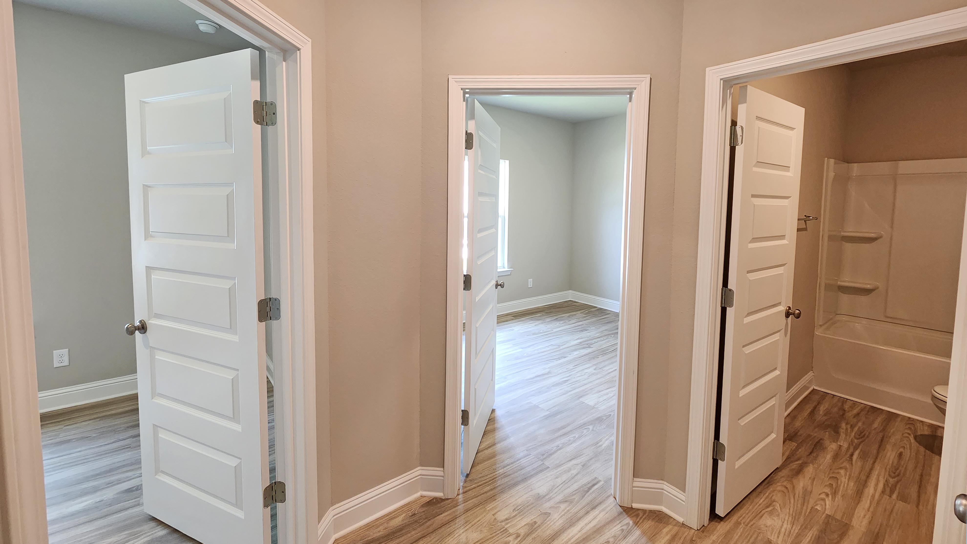 Entrance into the hallway