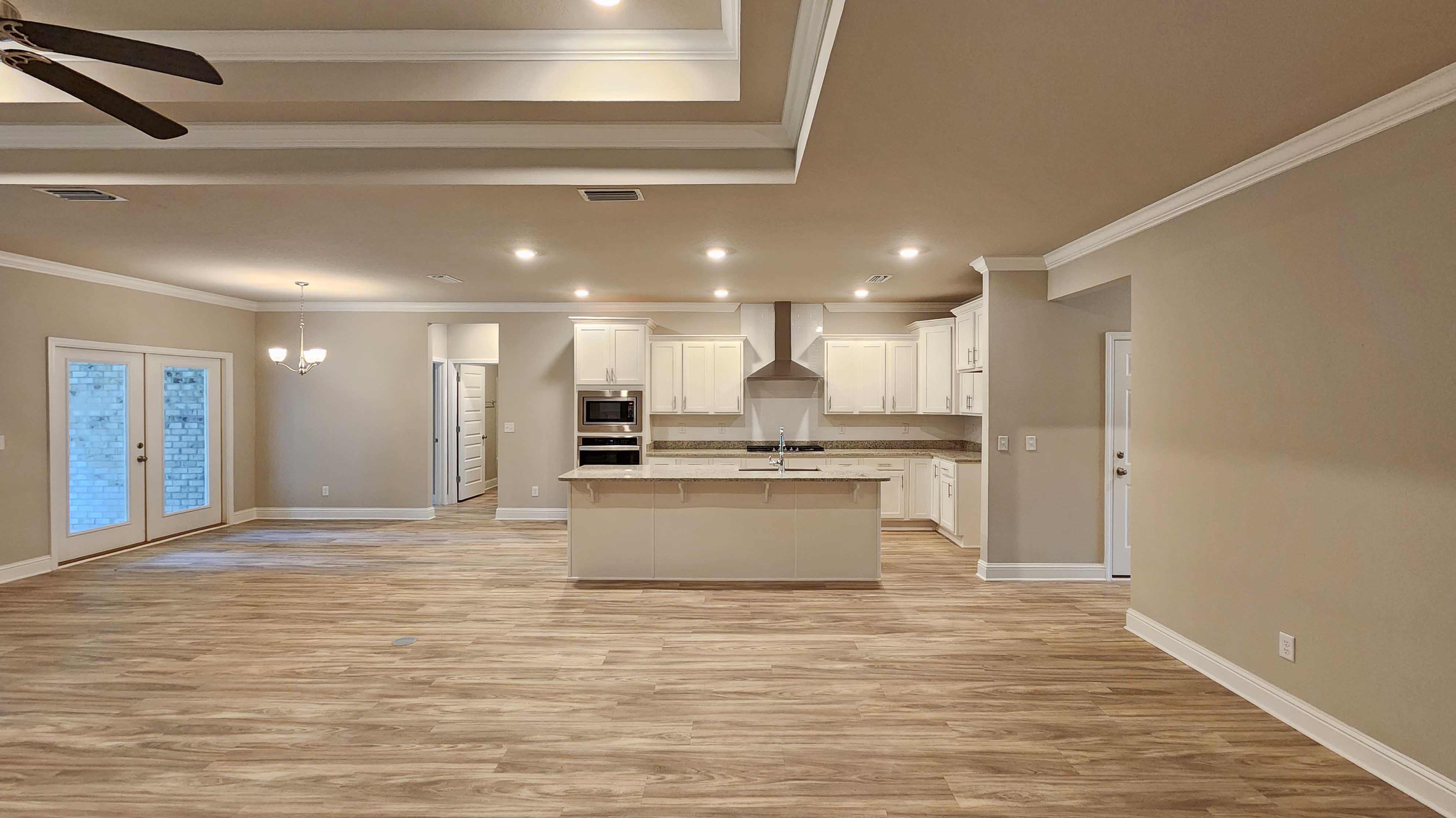 Spacious bright and airy man area