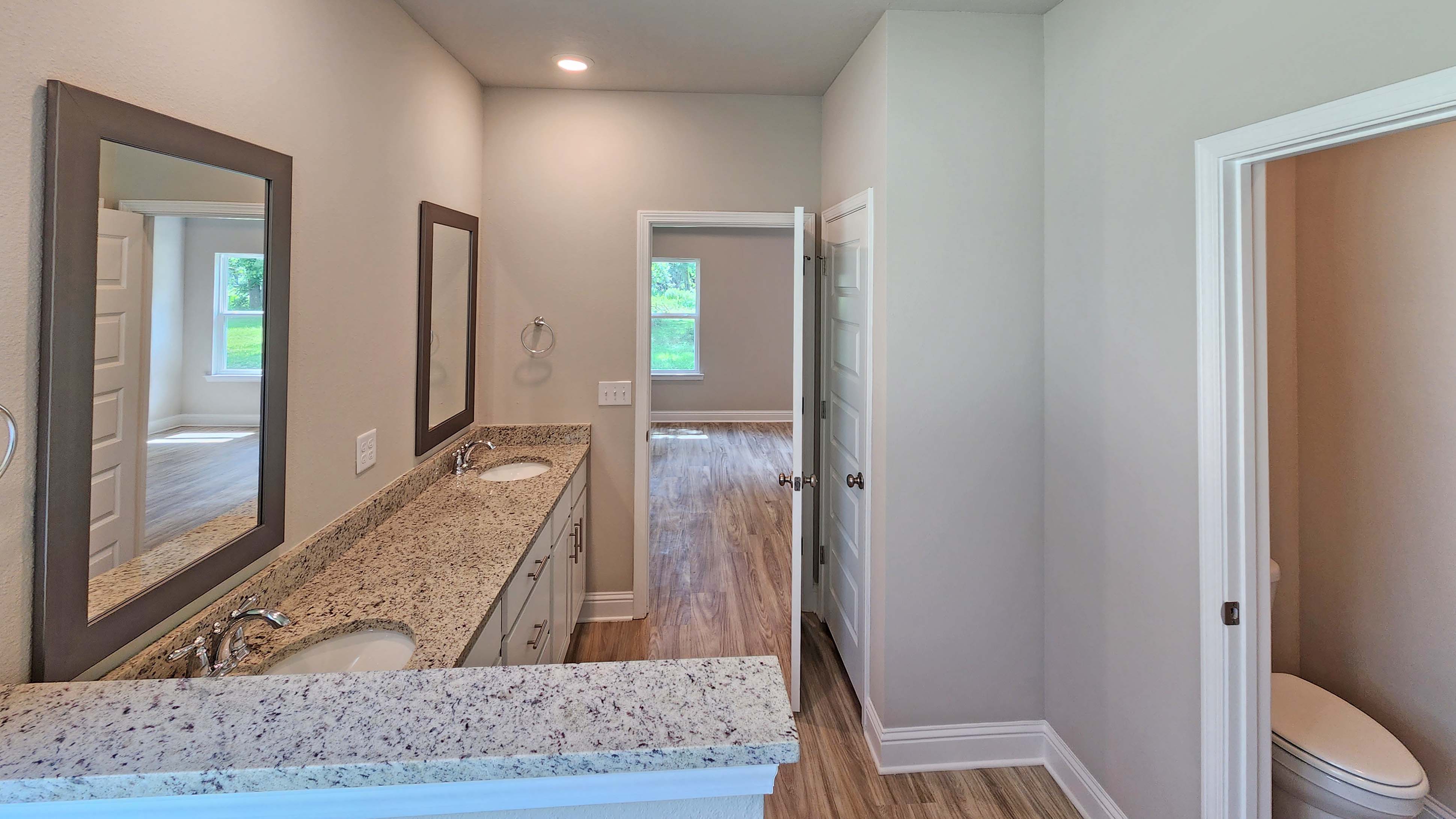 Spacious primary bathroomsuite