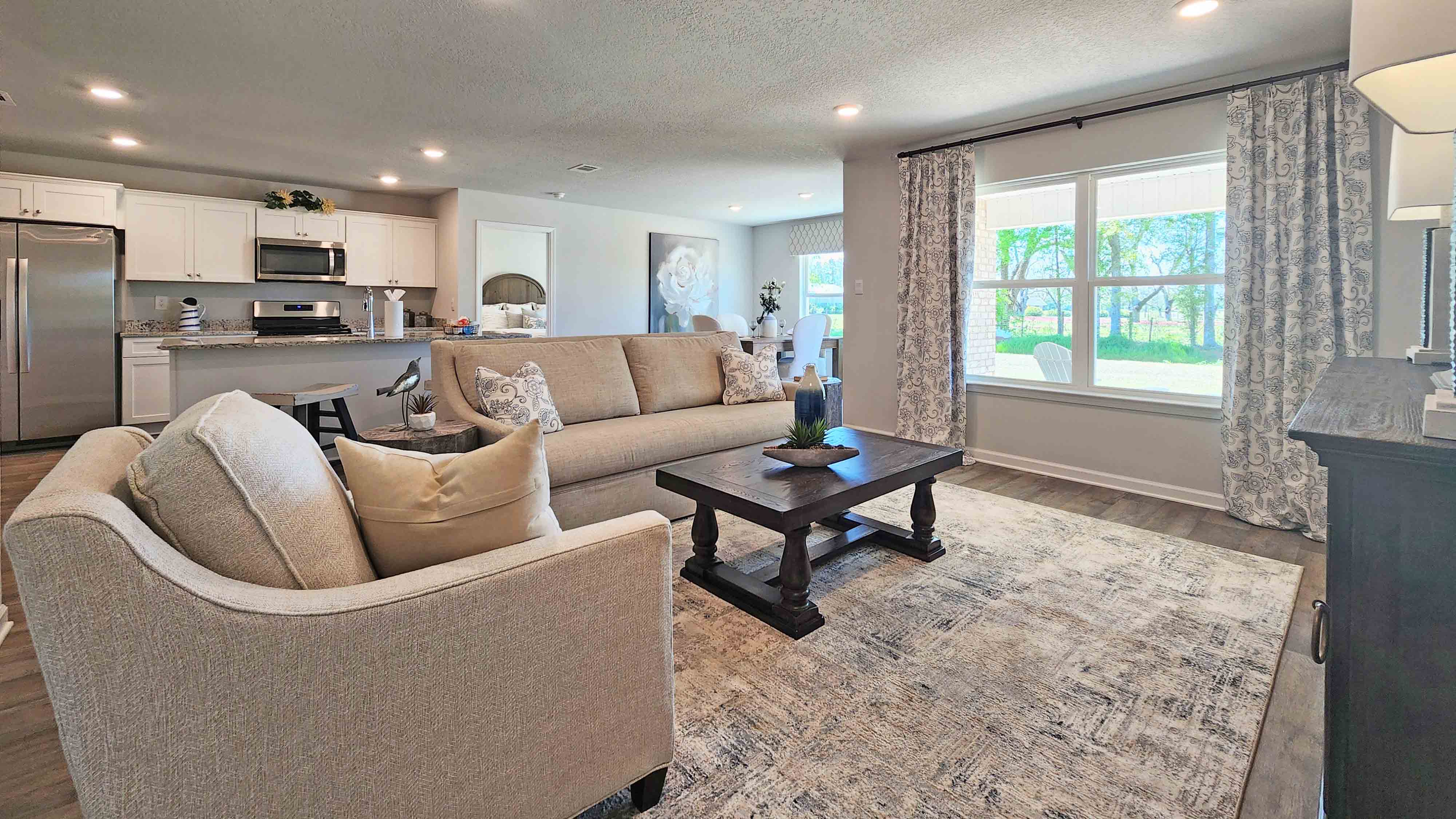 The Aria living area at Valor Ridge.