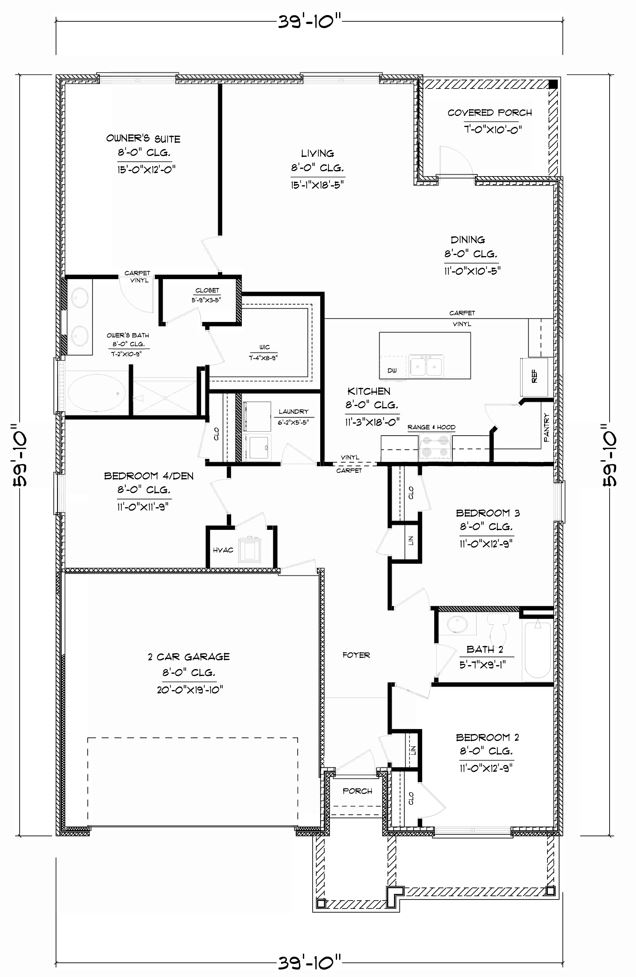 The Cali H Floor Plan