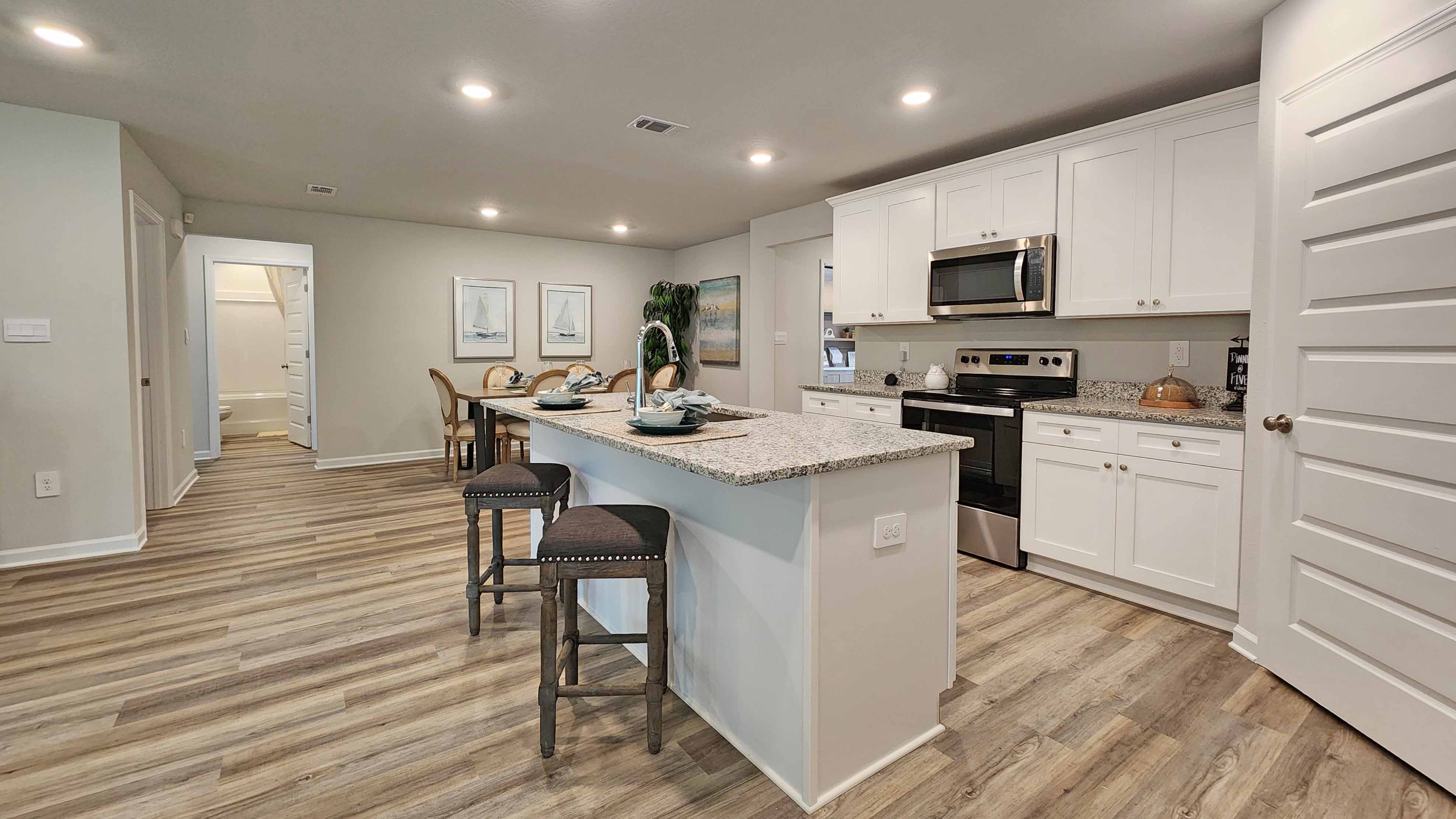 The Lakeside kitchen at Valor Ridge.