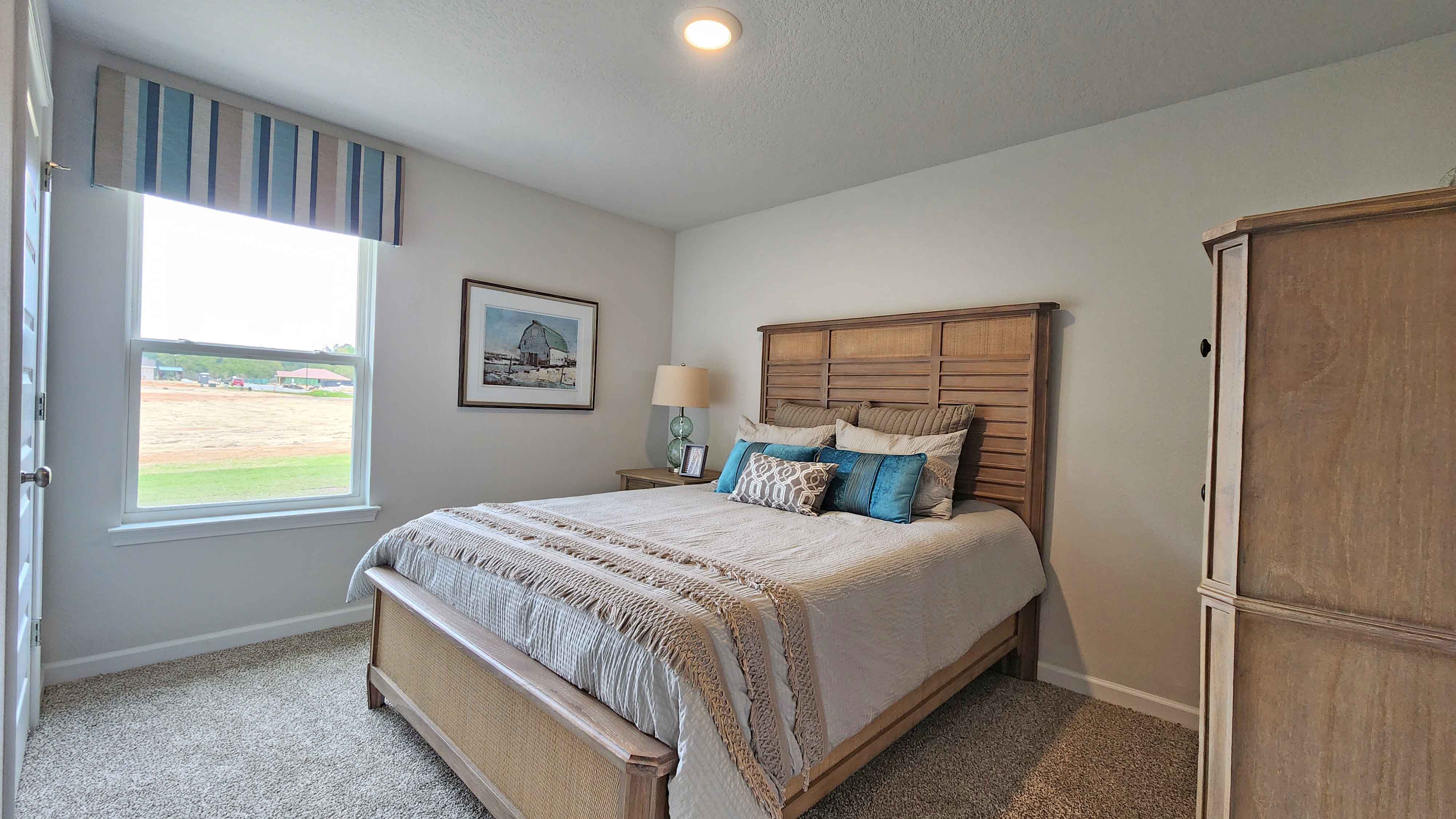 The Lakeside bedroom at Valor Ridge.