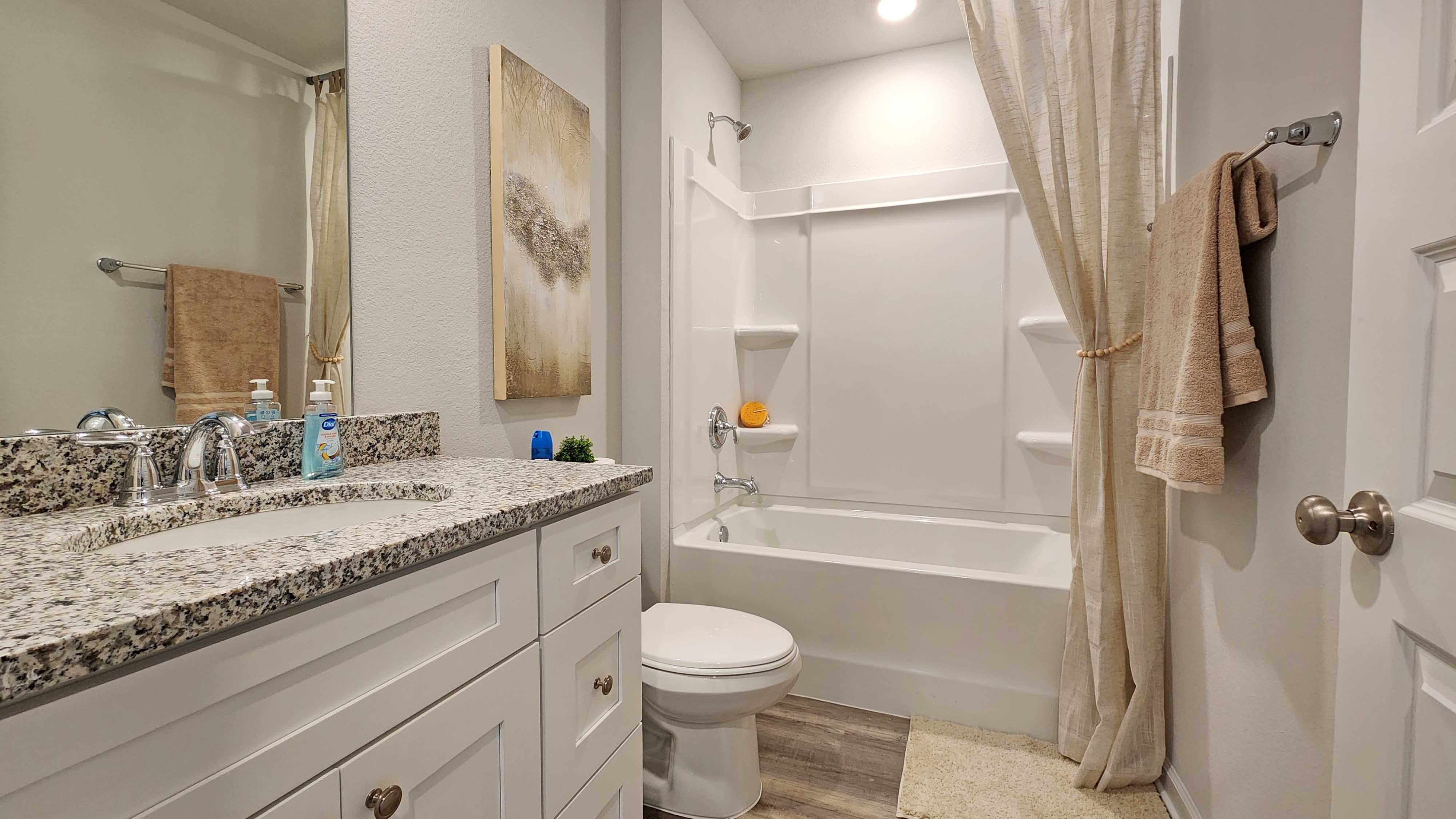 The Lakeside bathroom at Valor Ridge.