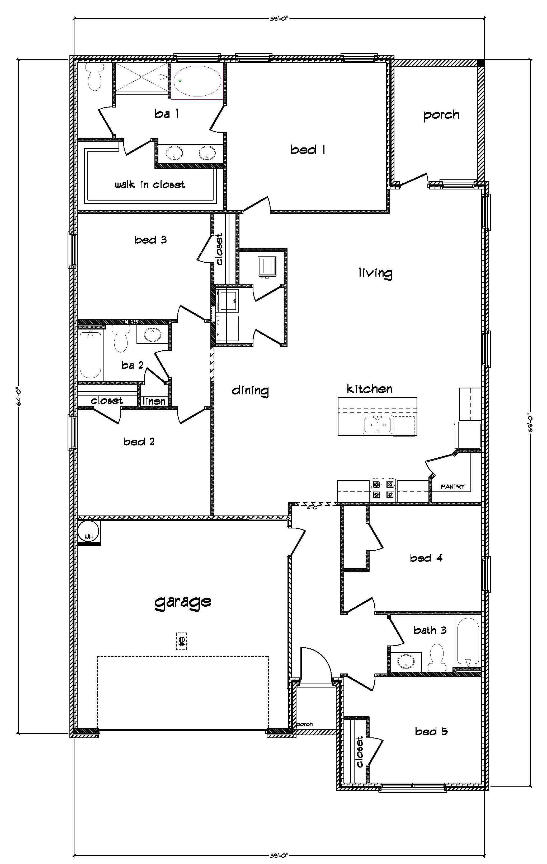 Lakeside A floor plan