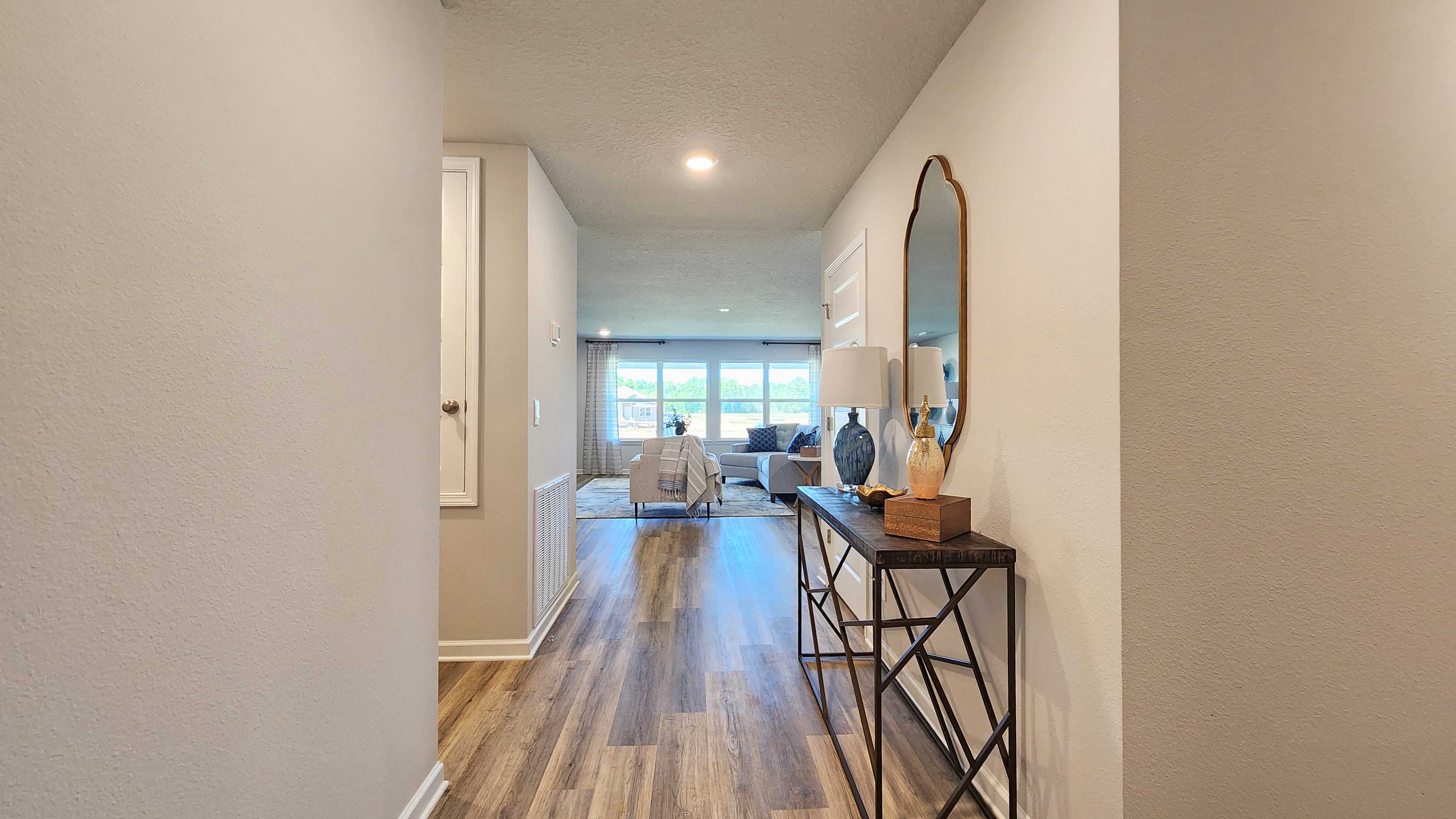 The Denton foyer at Valor Ridge.