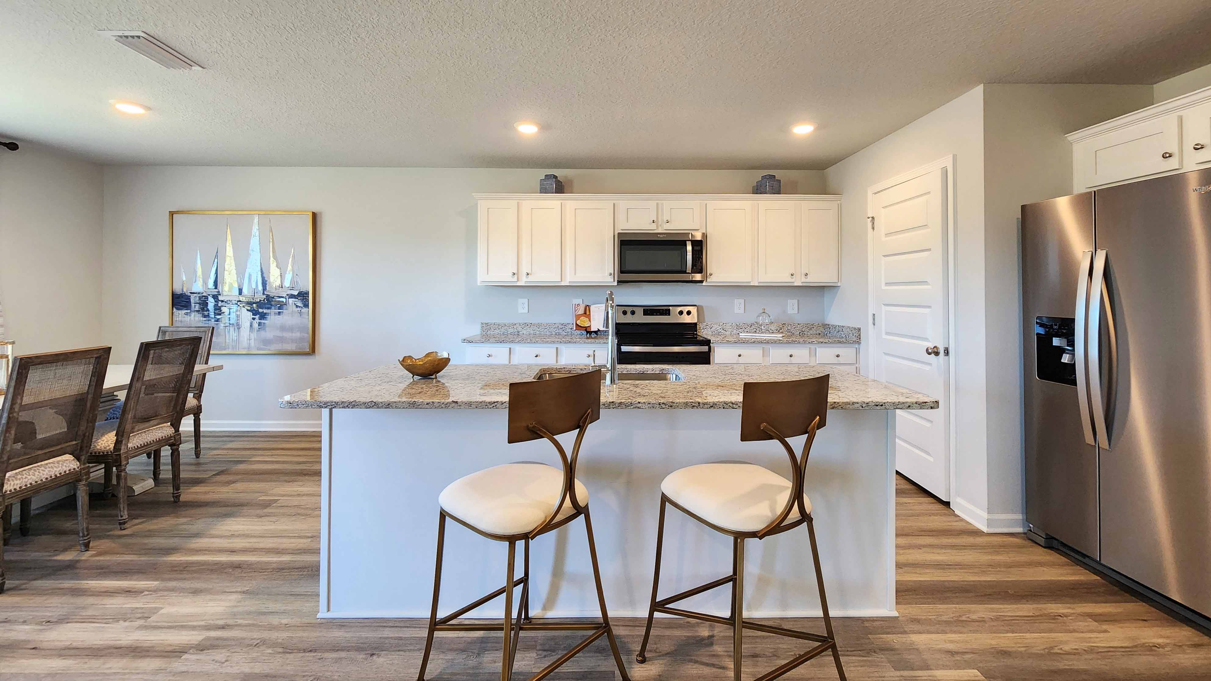 The Denton kitchen at Valor Ridge.