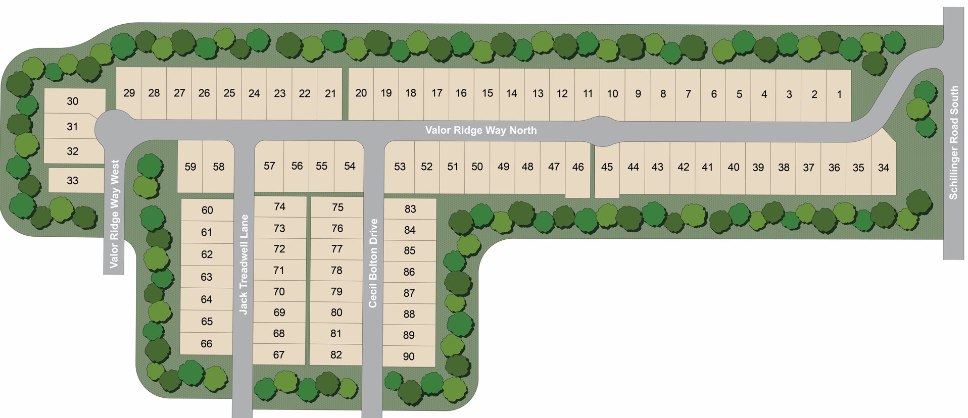 Static Lot Map
