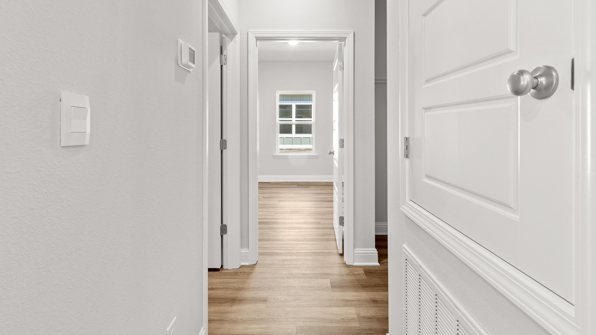 Hallway in the Arlington floorplan built by D.R. Horton.