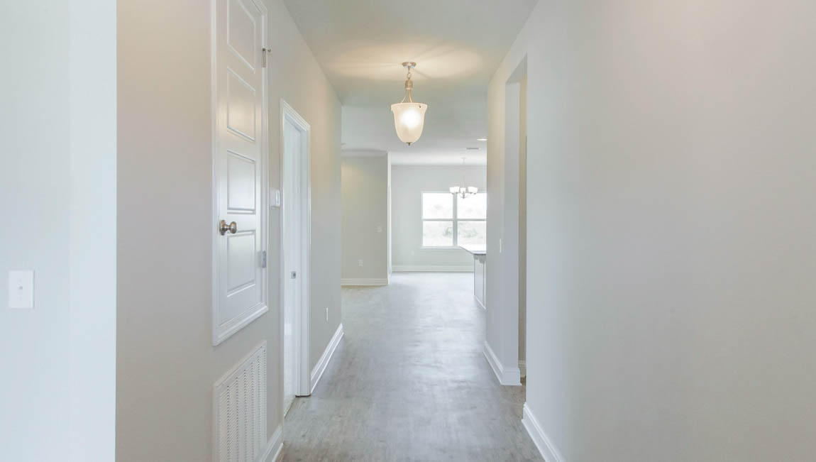 Long entry foyer into the beautiful Bristol by DR Horton.