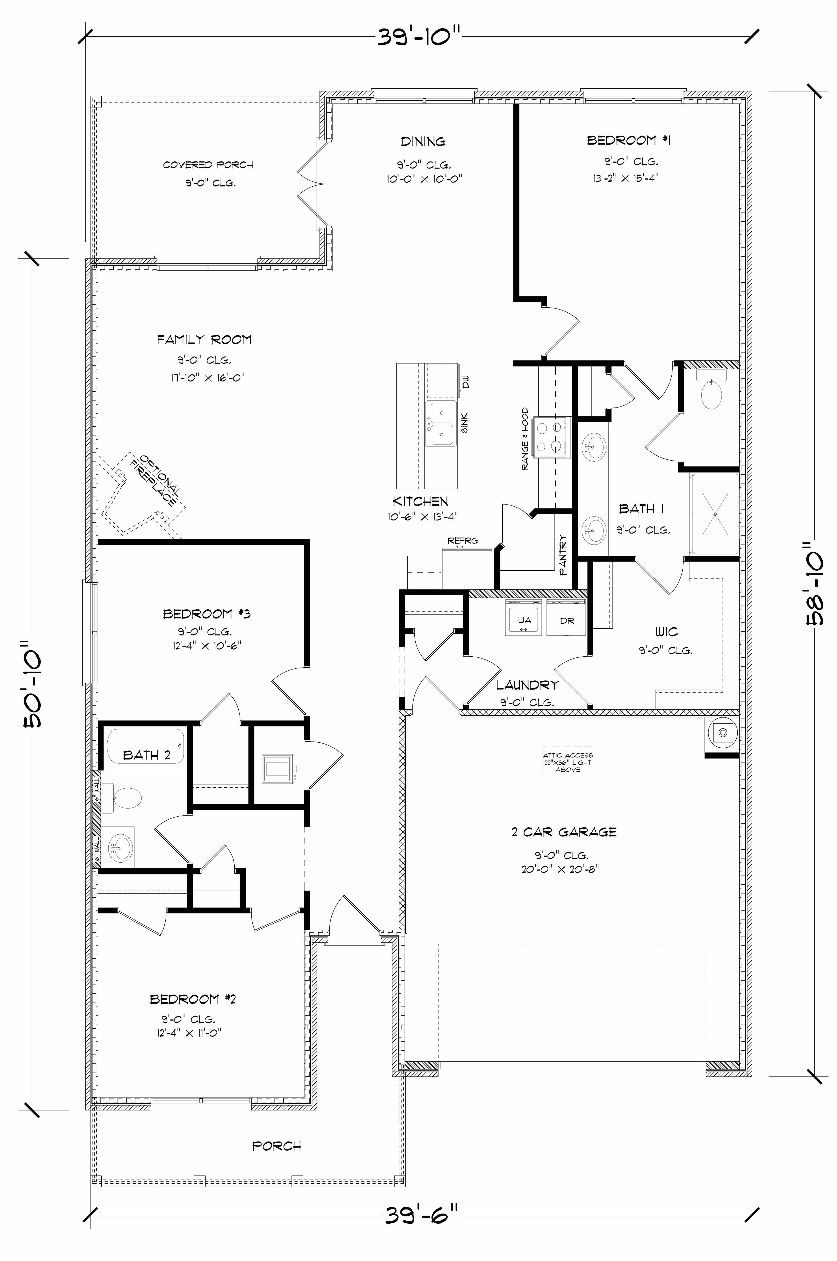 The Bristol C FE Floor Plan at Hawkins Manor