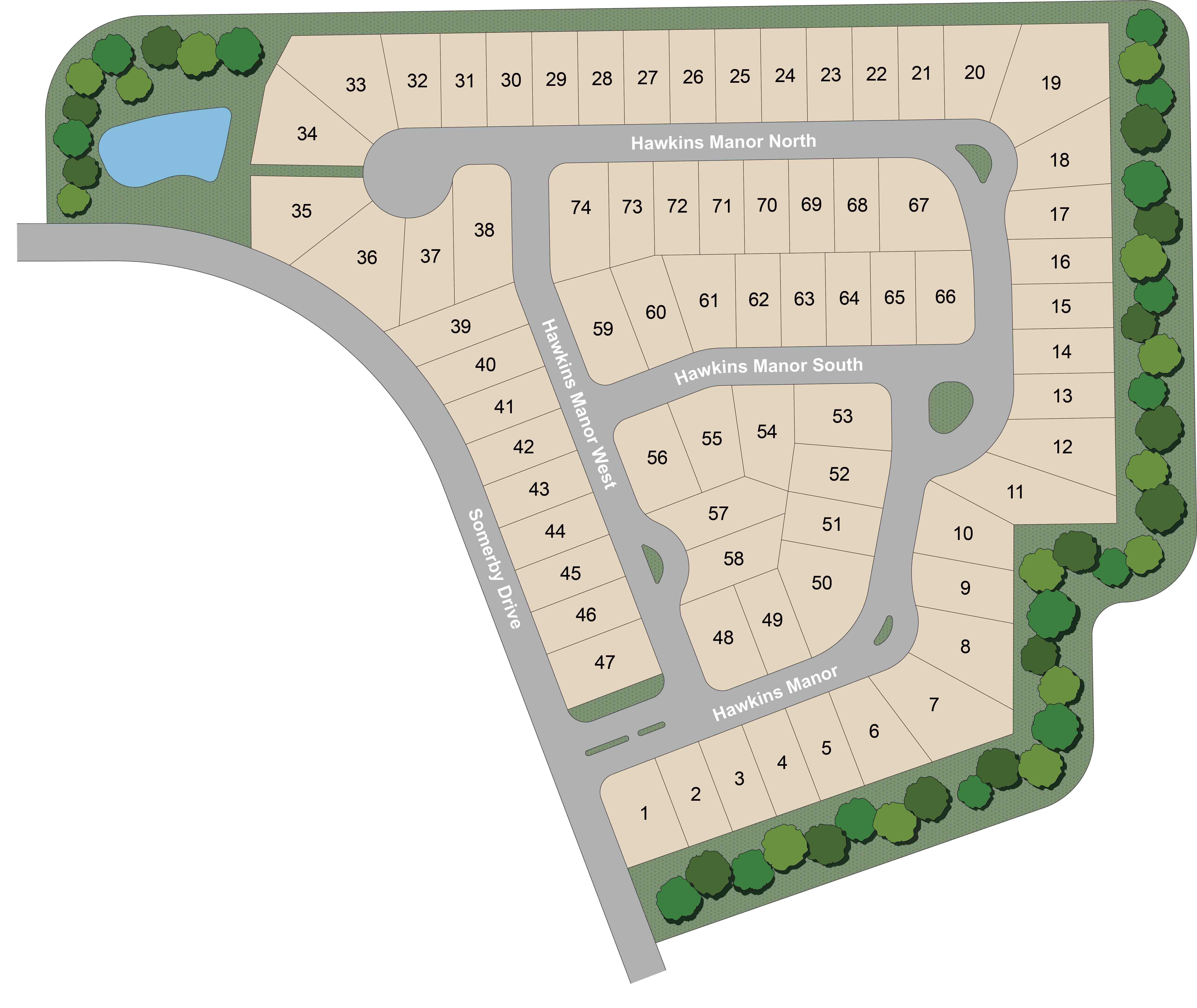 Static Lot Map