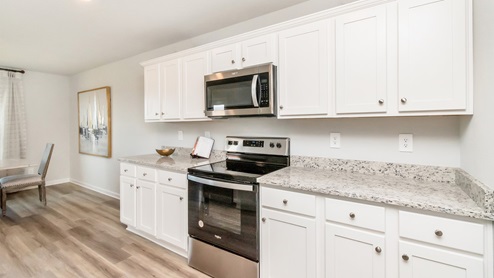View of counter space in kitchen