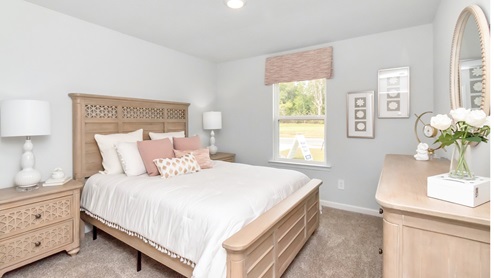 additional bedroom decorated