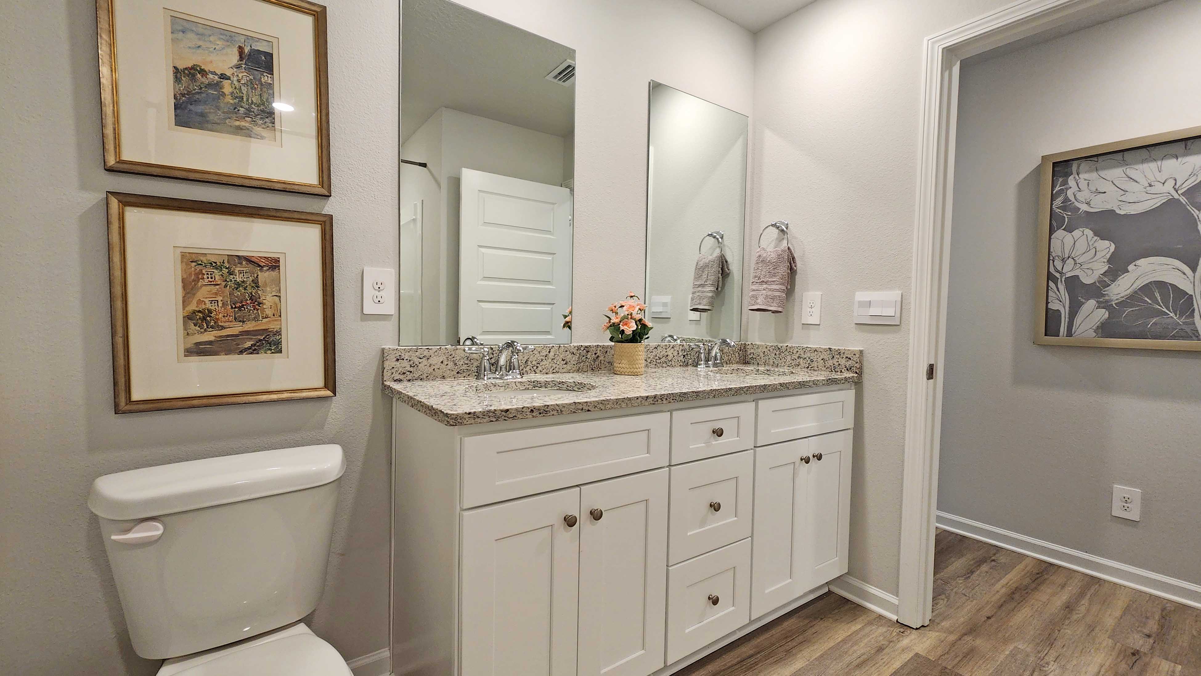 Inviting guest bathroom in The Crossings.