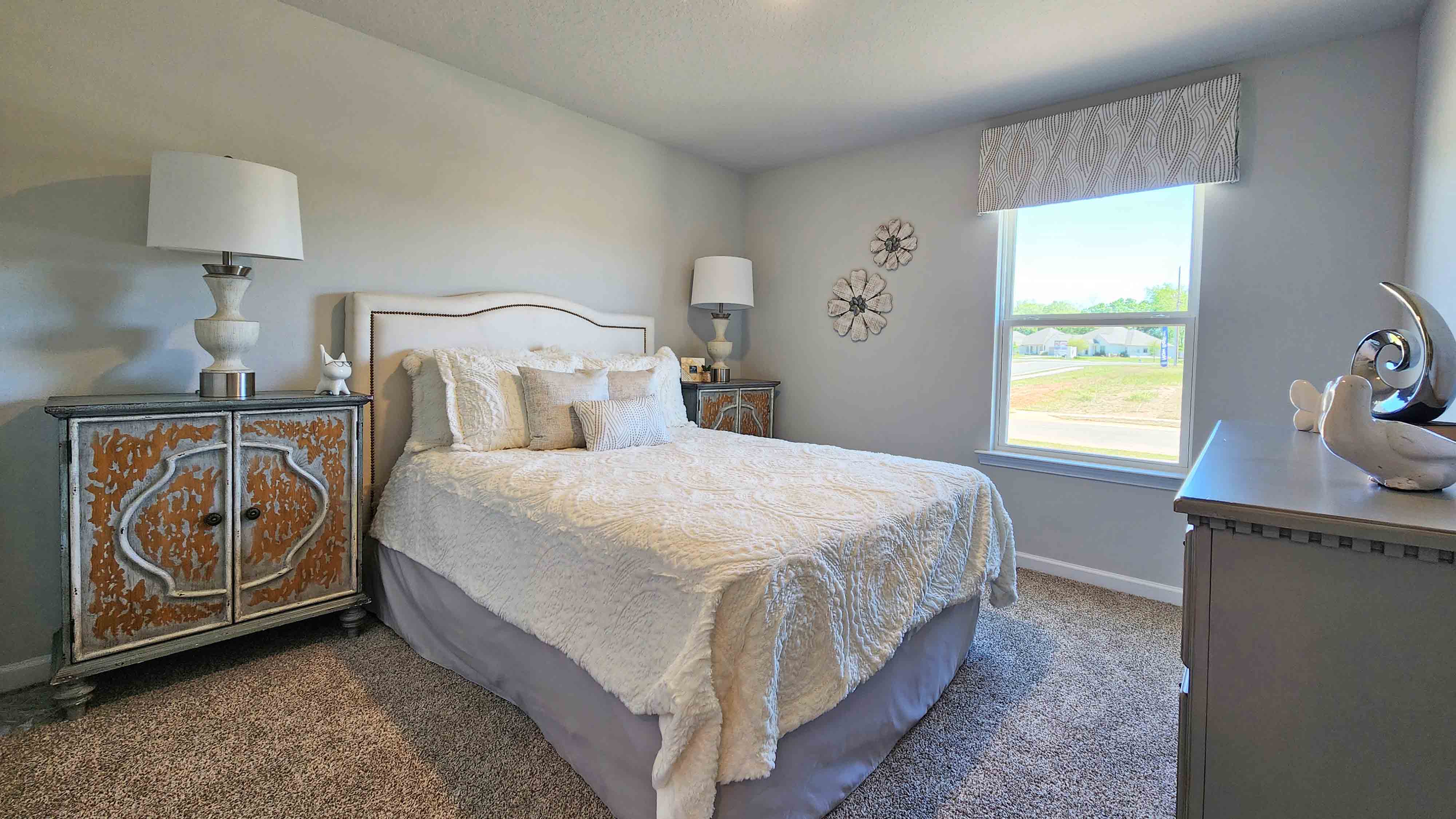 Inviting guest suite with modern furnishings.