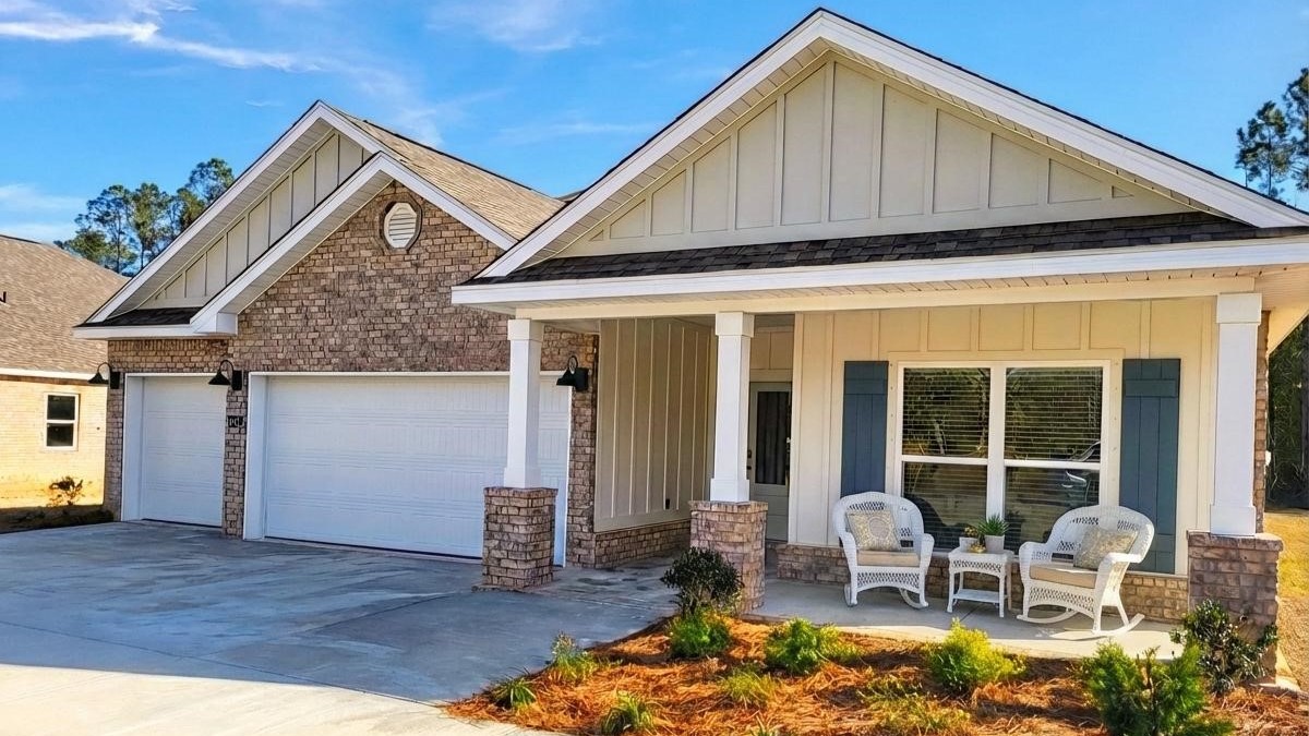 The Destin model home at Bear Run in Saraland, Alabama