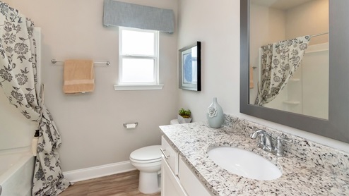 Additional bathroom inside the Kingston.