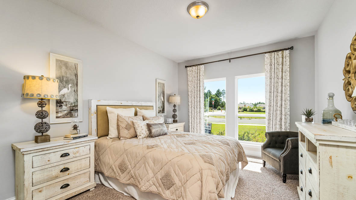 Primary suite in a new home in Mobile, AL.