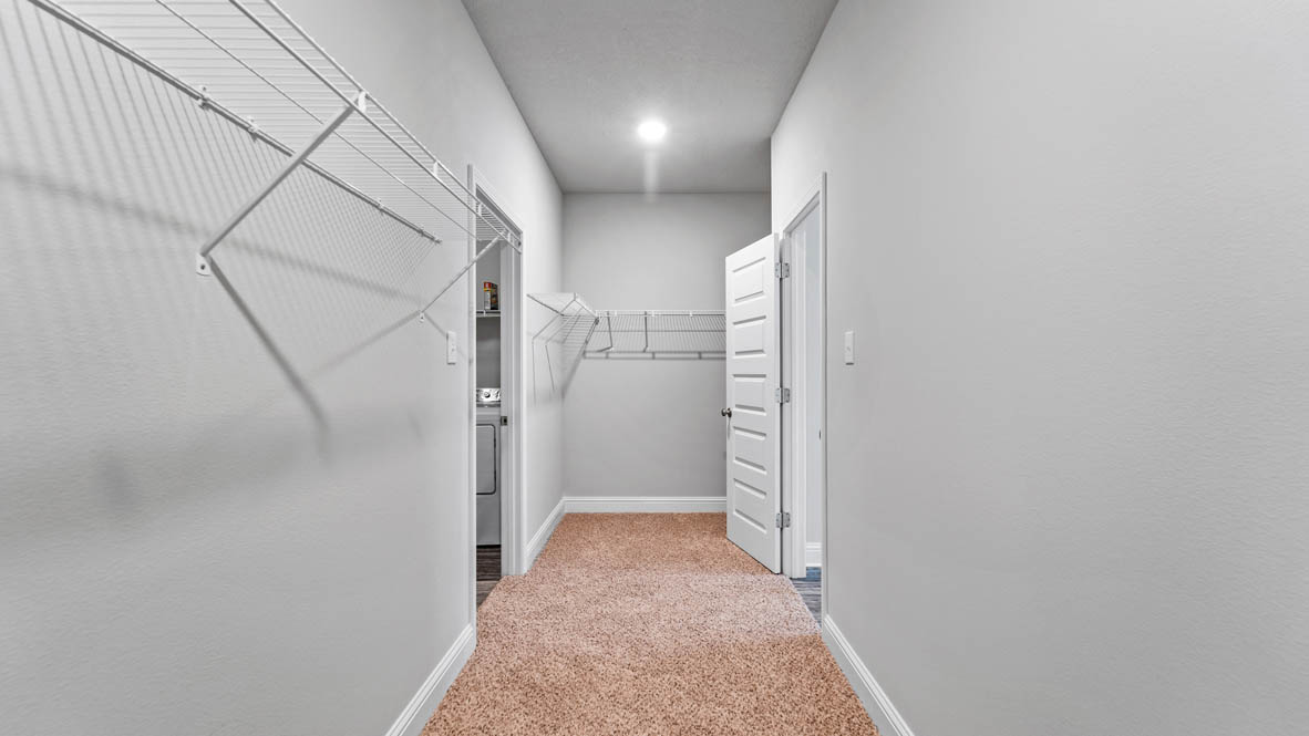 Primary closet in the Kingston in the w