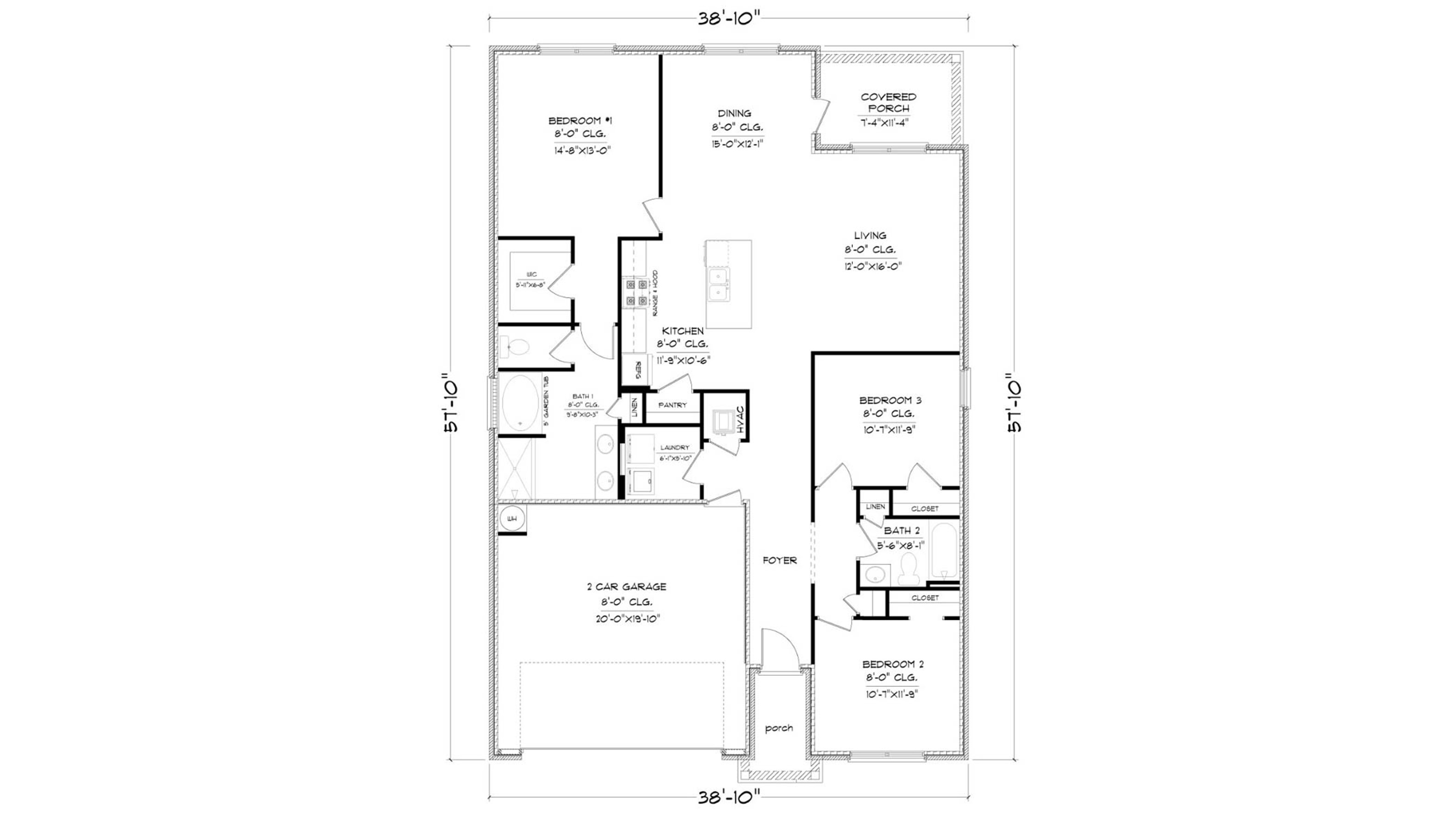 The Aria B floorplan