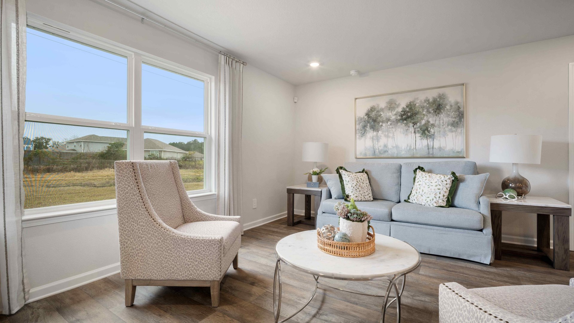 Open concept living space