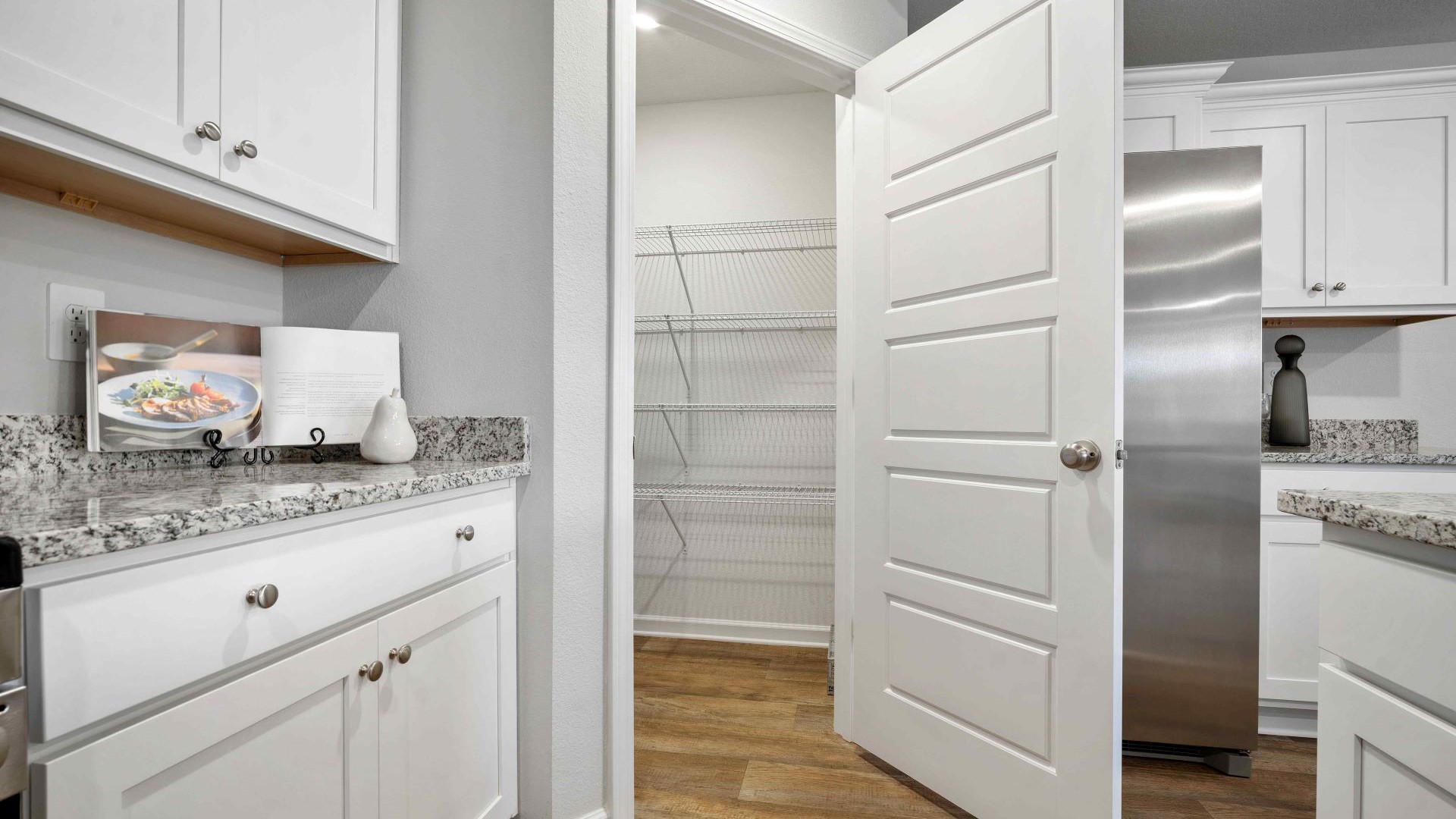 Large pantry in kitchen