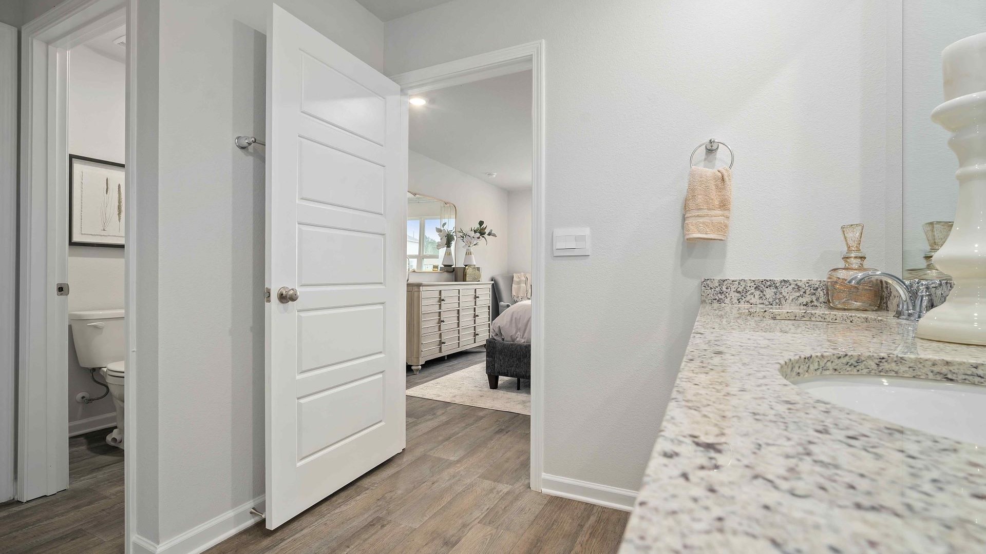 Large bathroom off primary bedroom