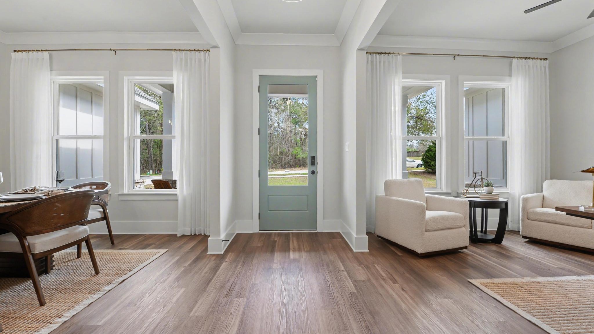 Open concept entryway