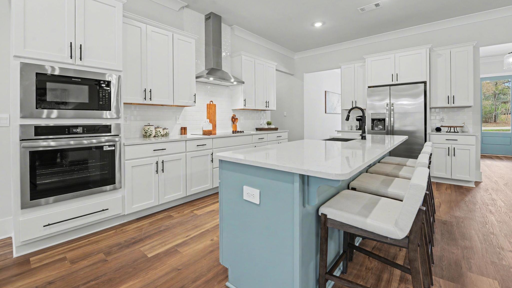 Open concept kitchen