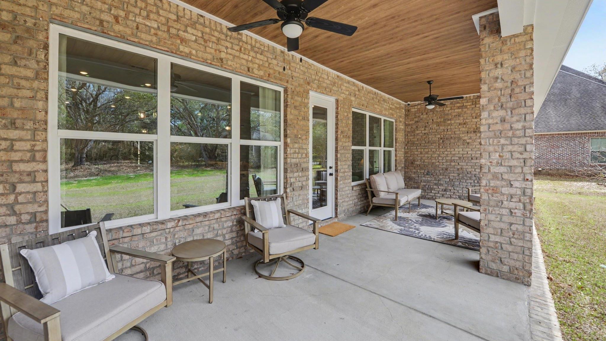 The Nadine back patio