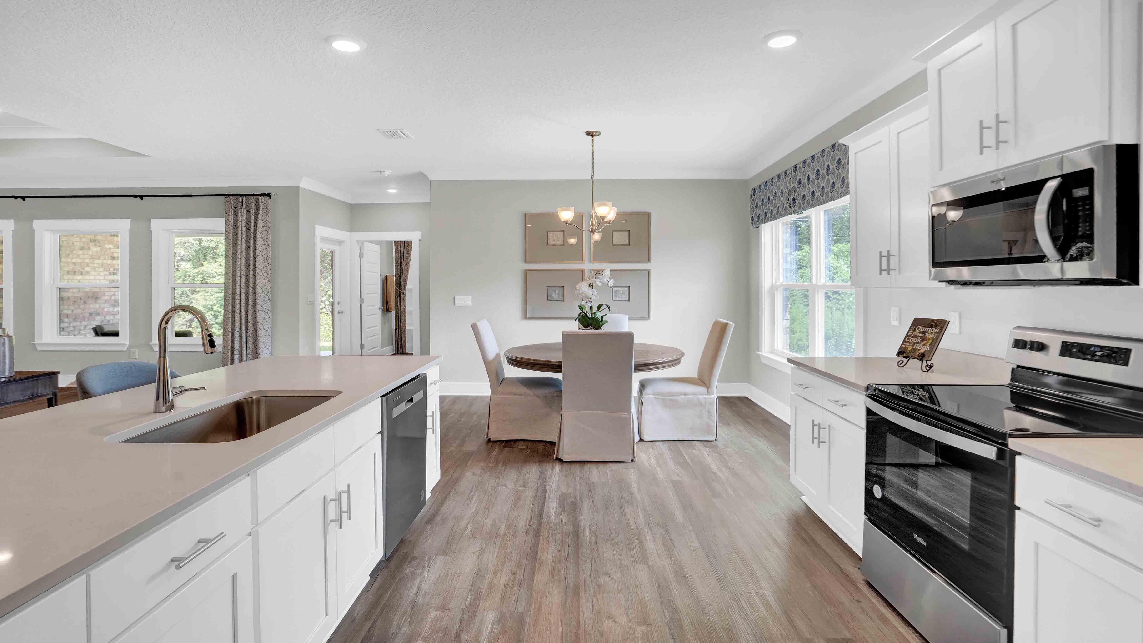 Destin model home interior.