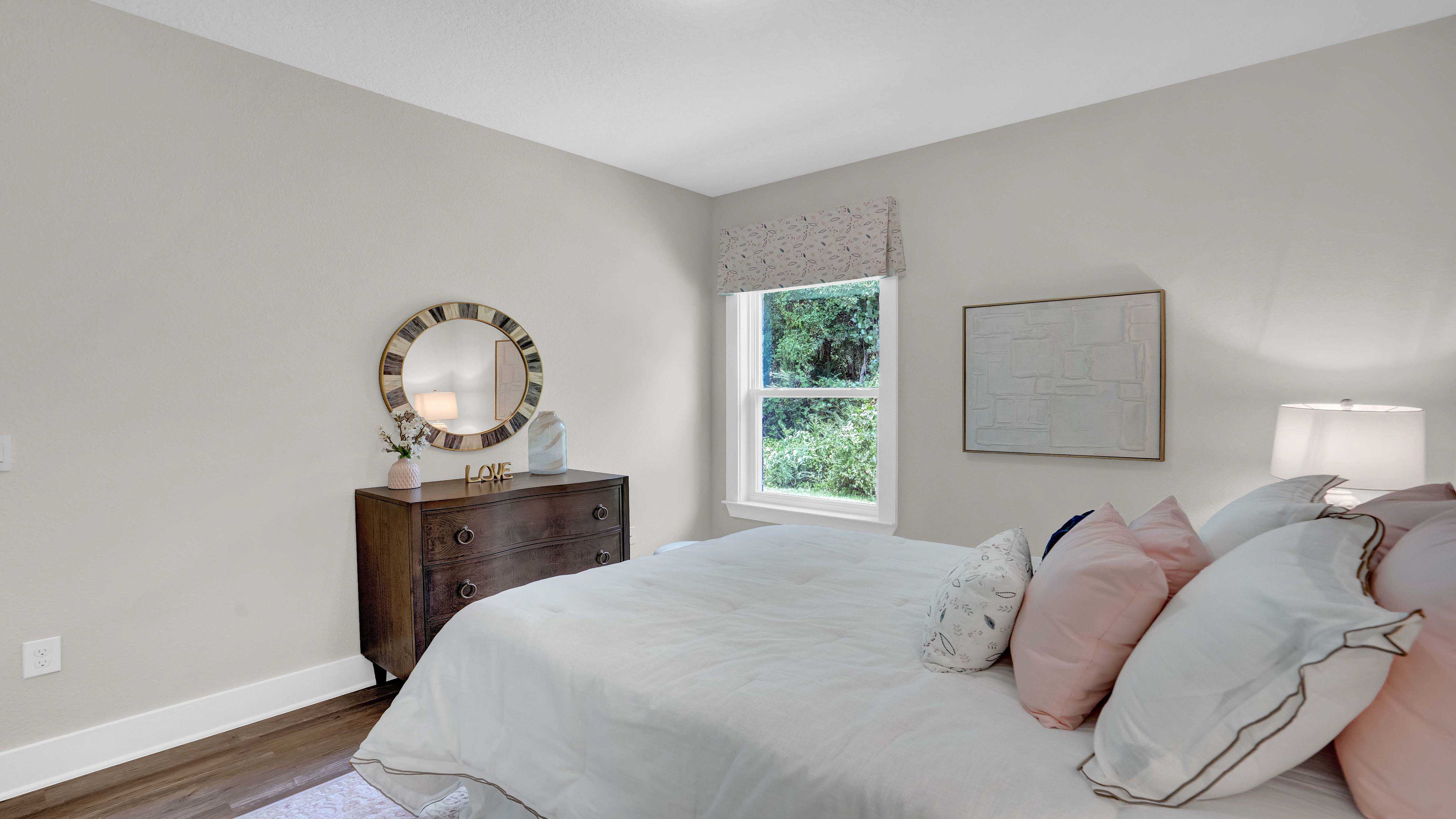 Destin model home interior.