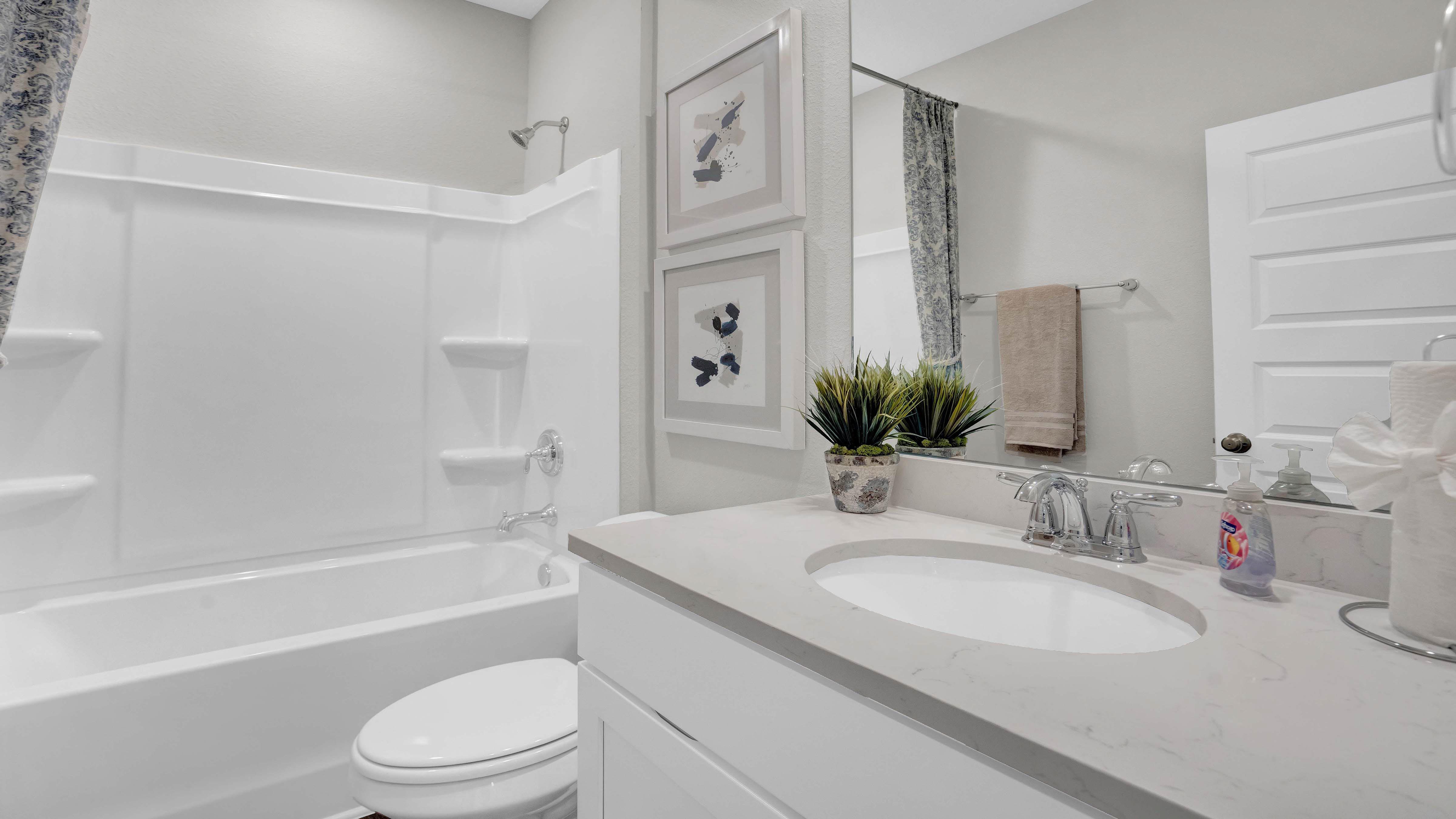 Destin model home interior.