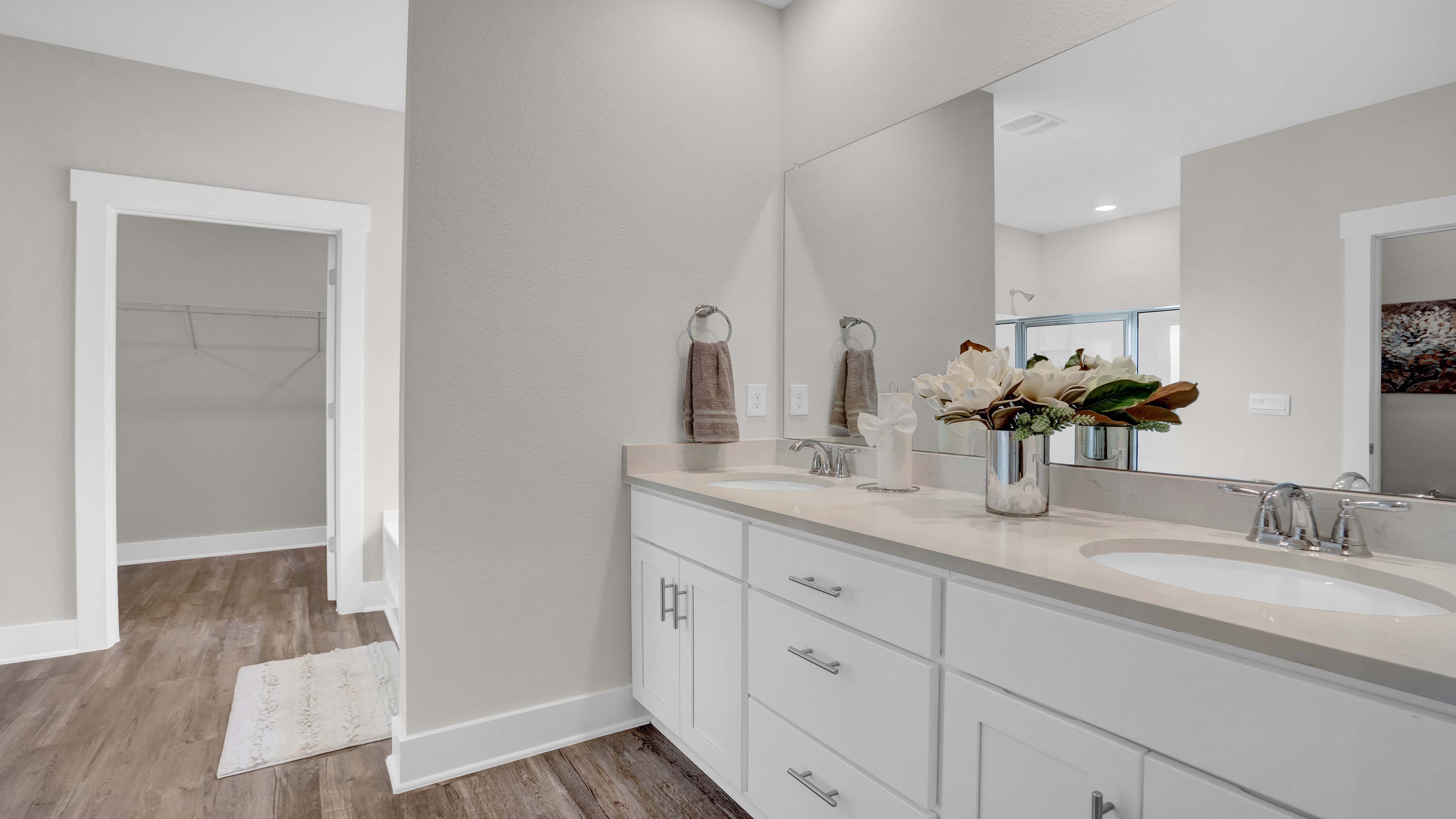 Destin model home interior.