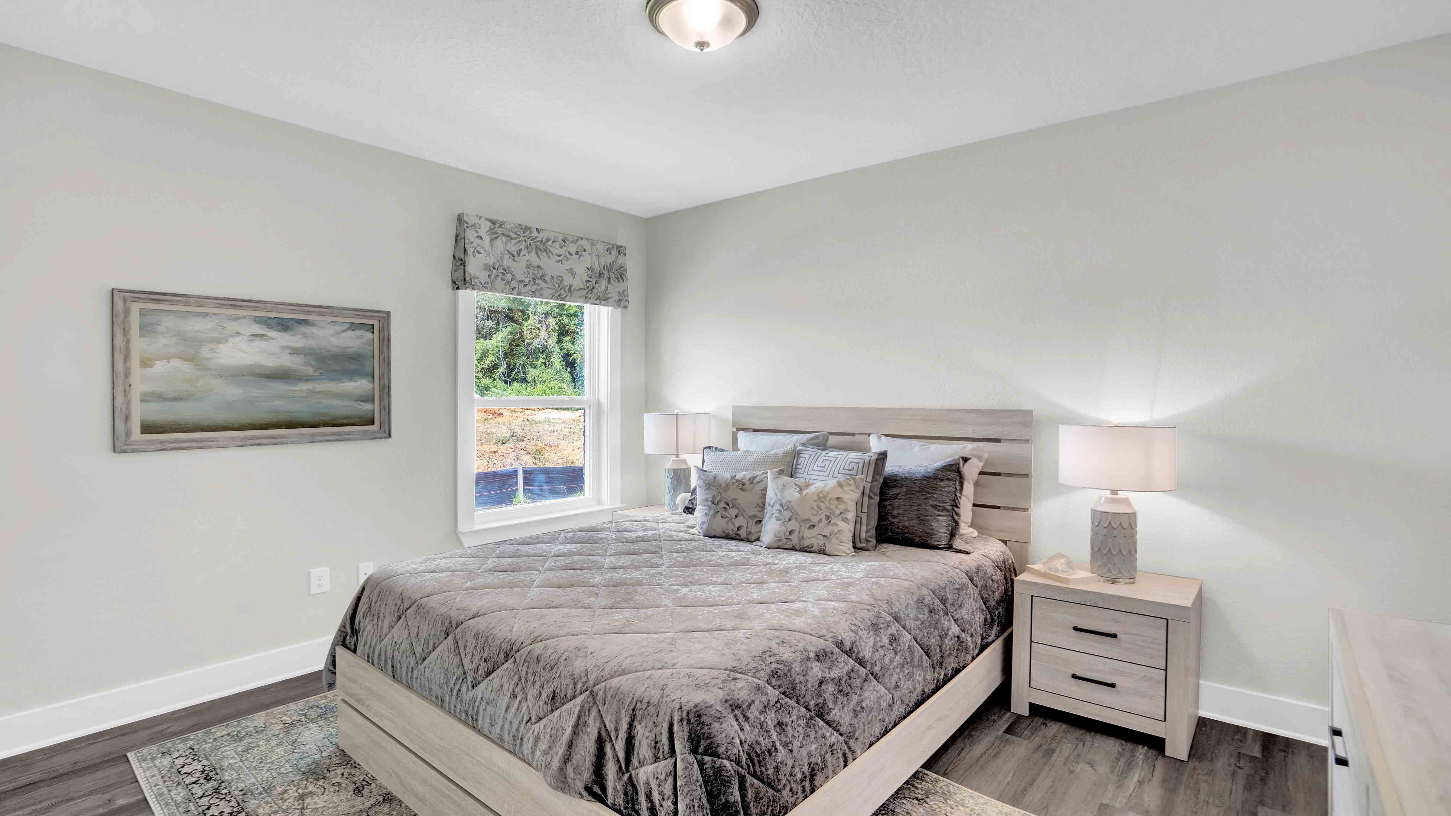 Destin model home interior.