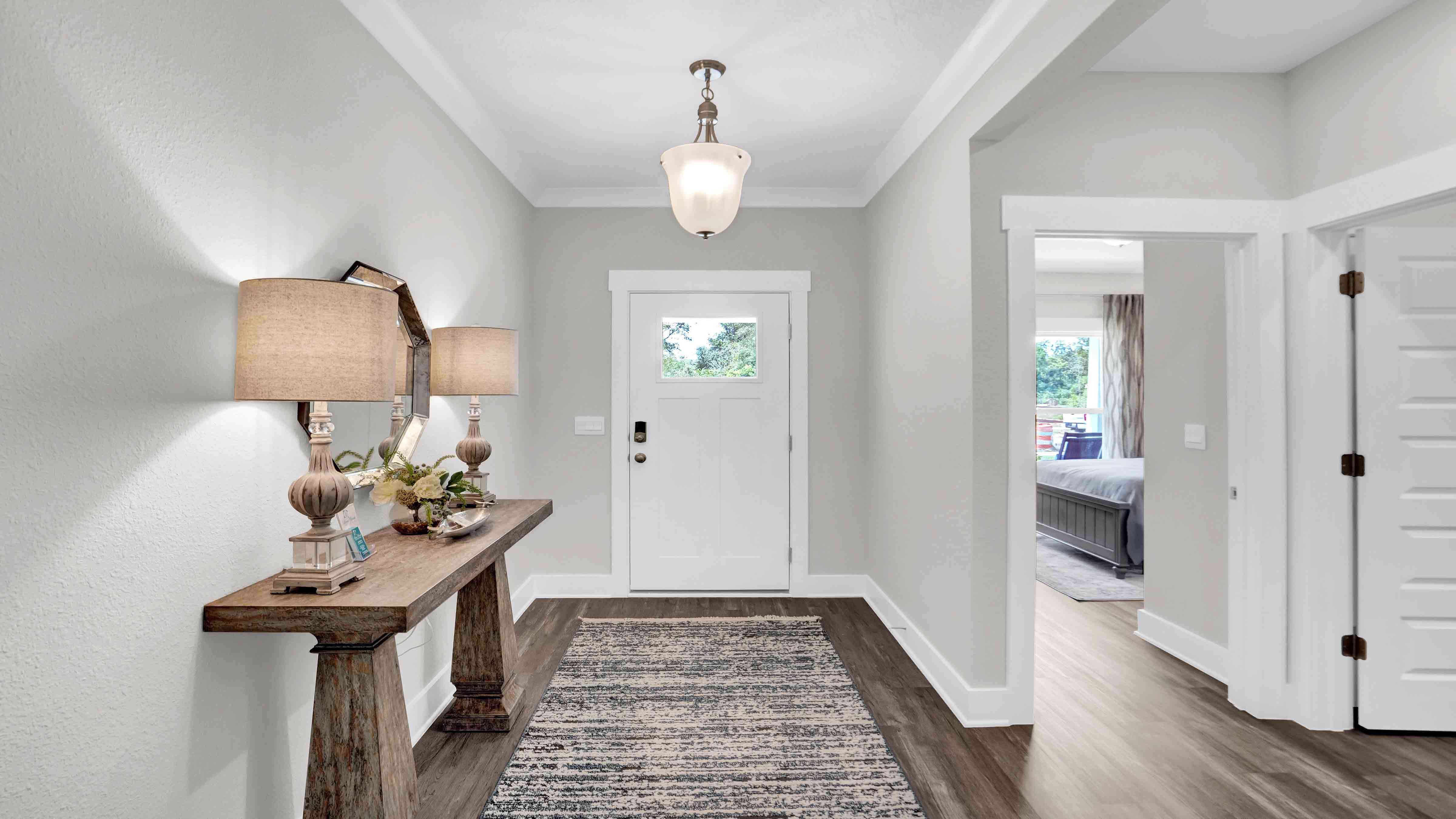 Destin model home interior.