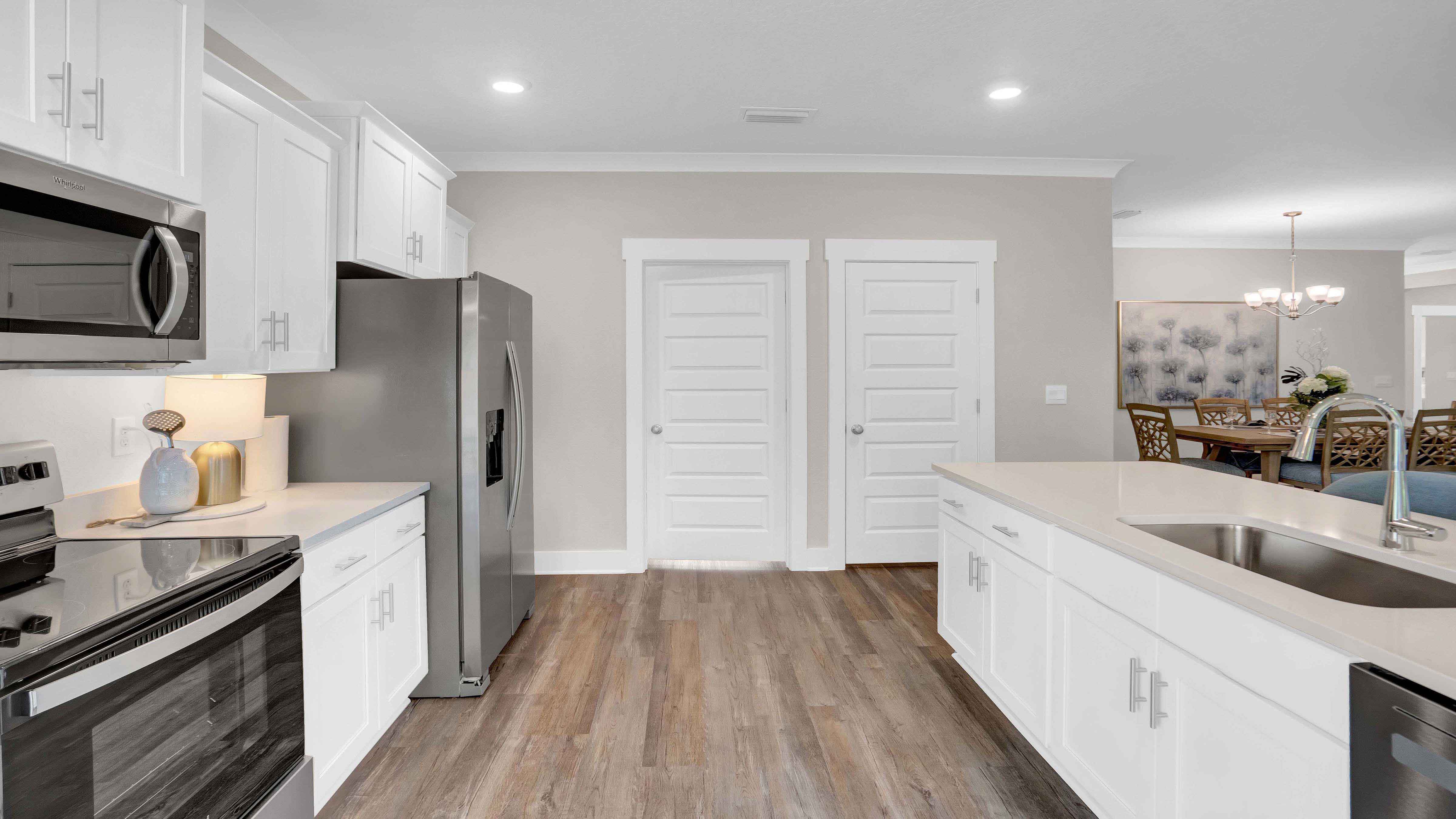 Destin model home interior.