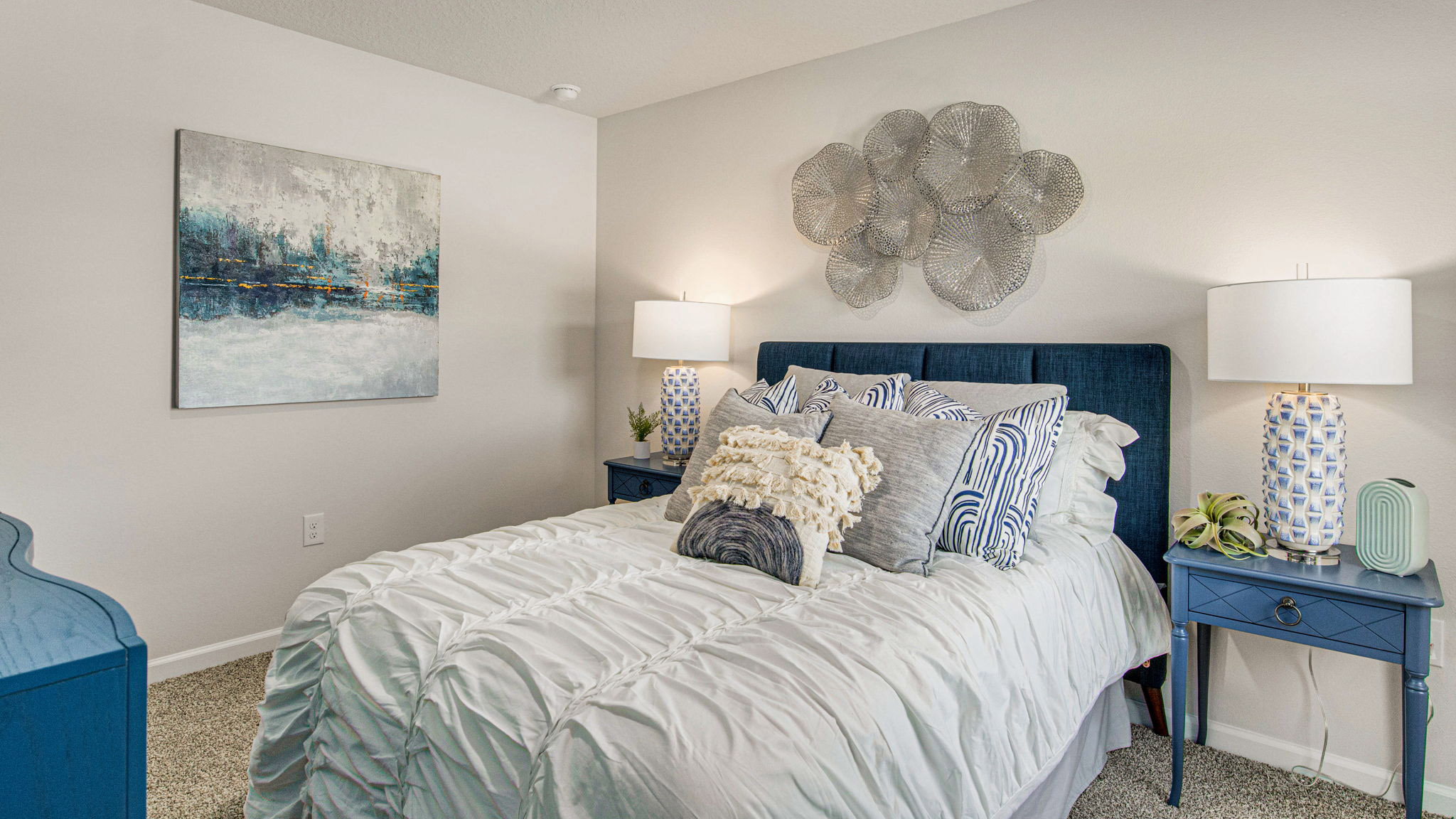 Lakeside model home interior.