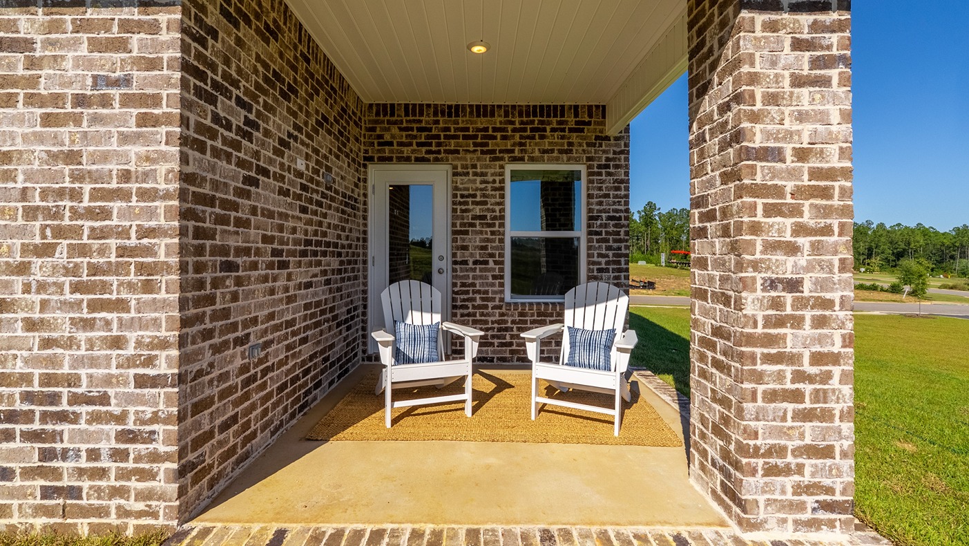 Covered back porch