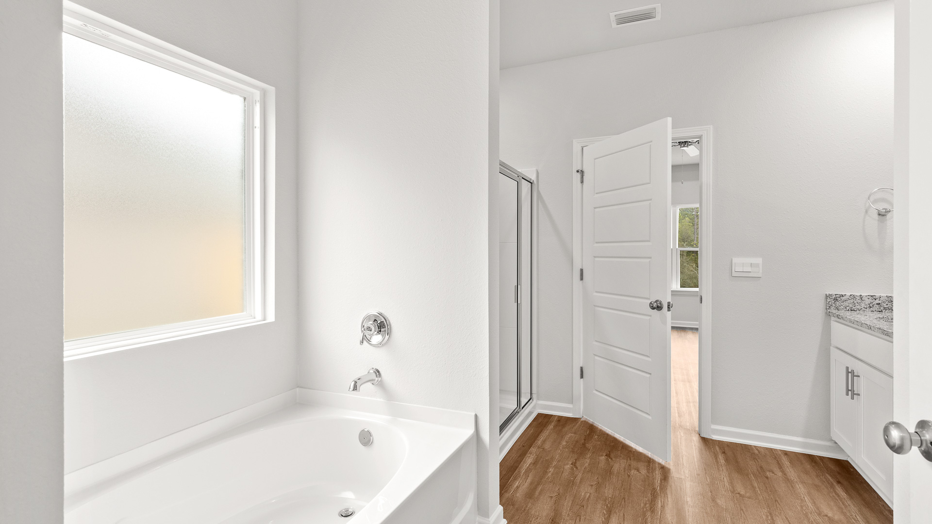 misty bathroom