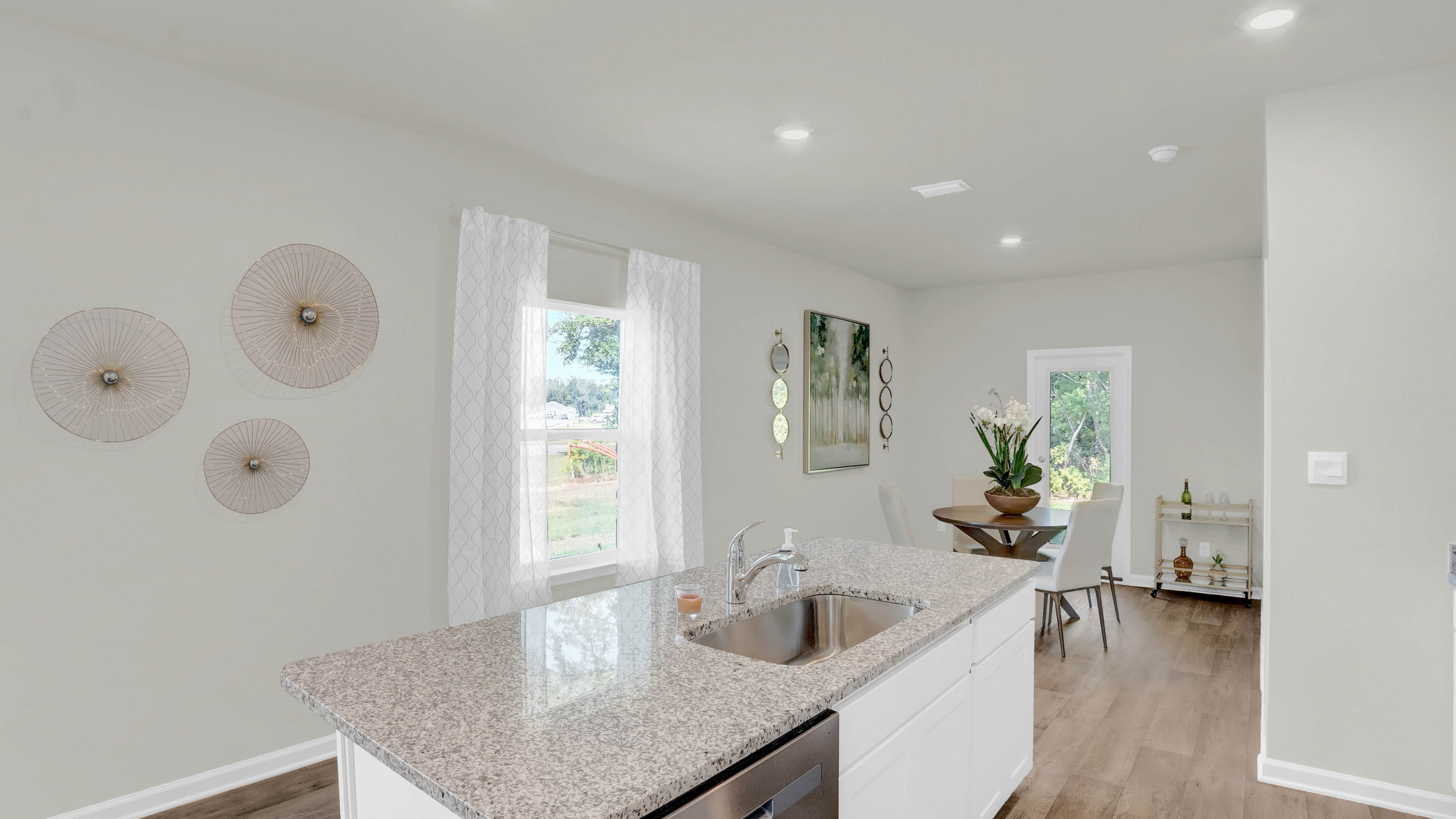 Interior of brand-new home.